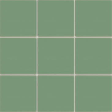 8x8 Original Ceramic Tile in Sea Green Matte