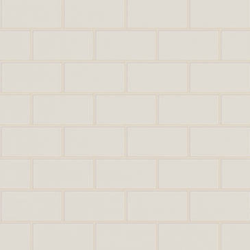 3x6 Glass Tile in Dove Gloss