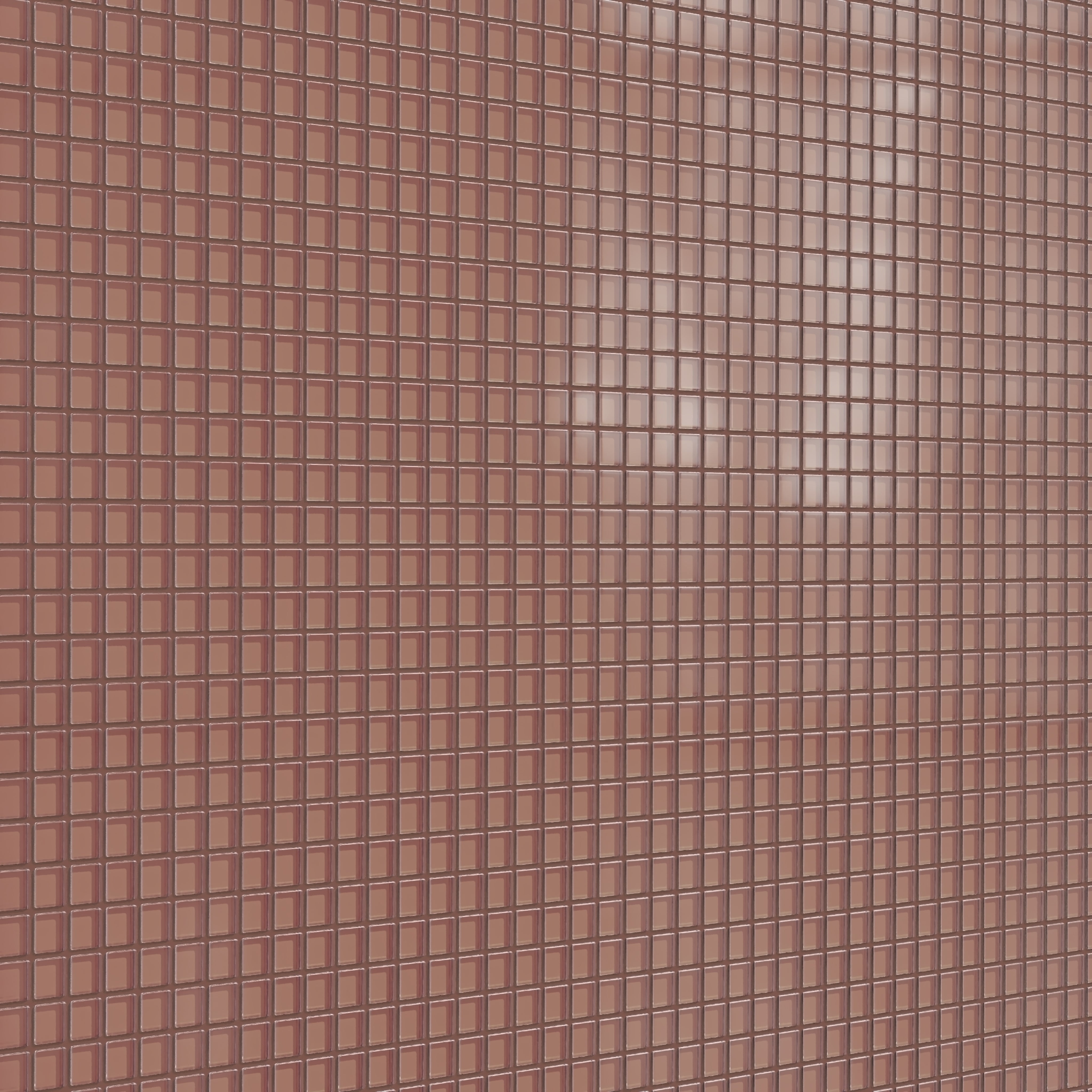 1x1 Straight Set Sheeted Glass Mosaic Tile in Flicker Matte