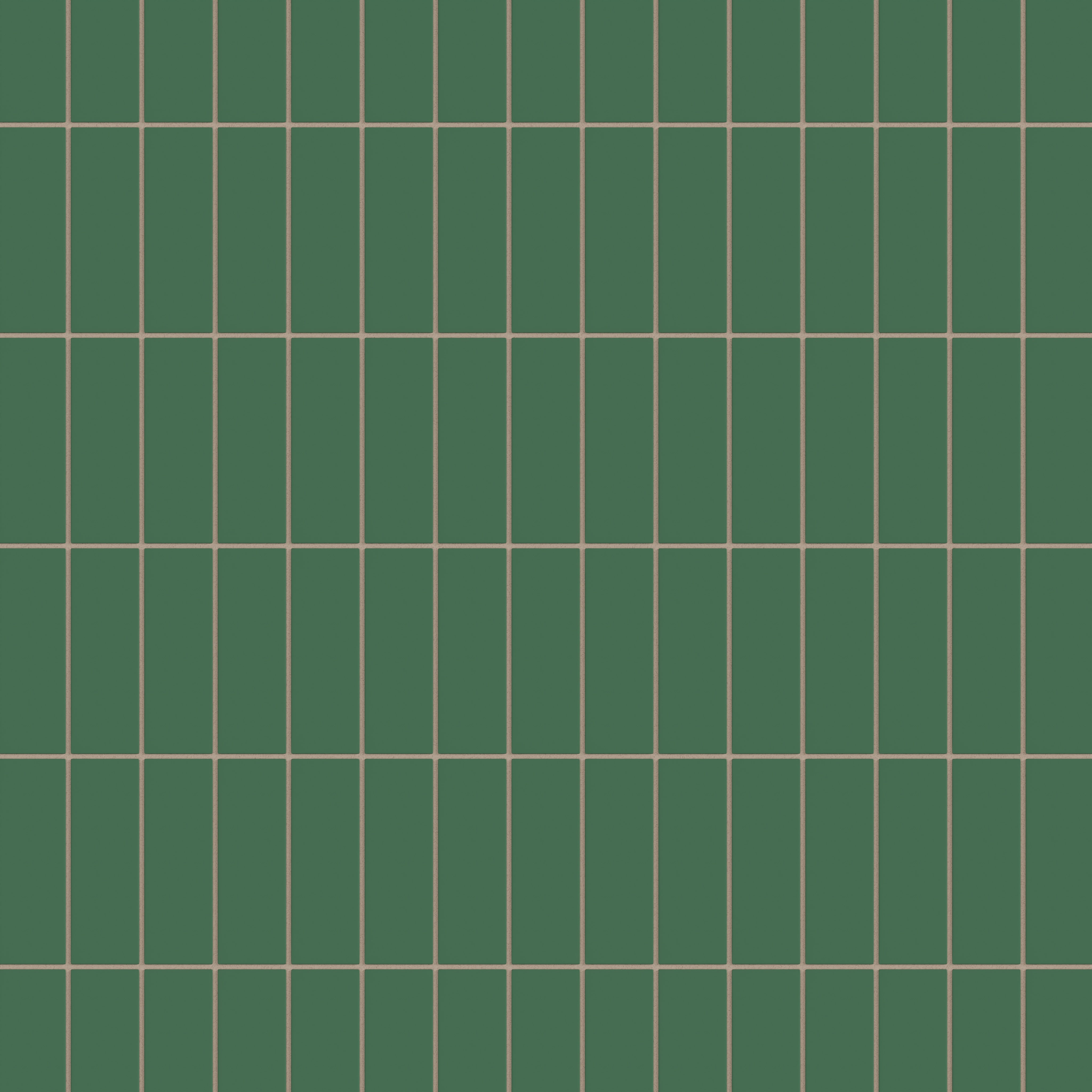 2x6 Natural Press Ceramic Tile in Viridian Matte