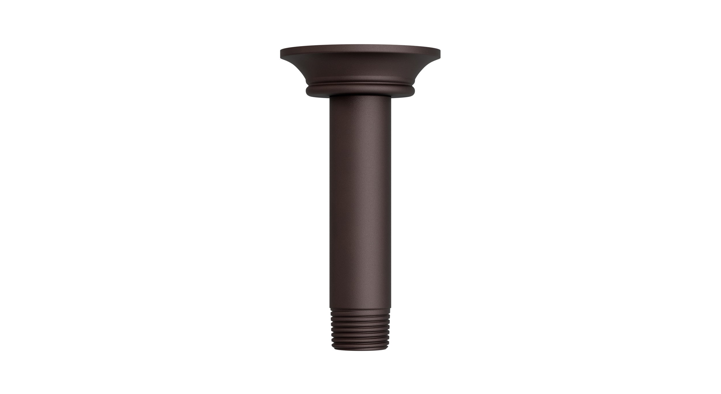 Emerson 4" Straight Shower Arm with Flange in Architectural Copper