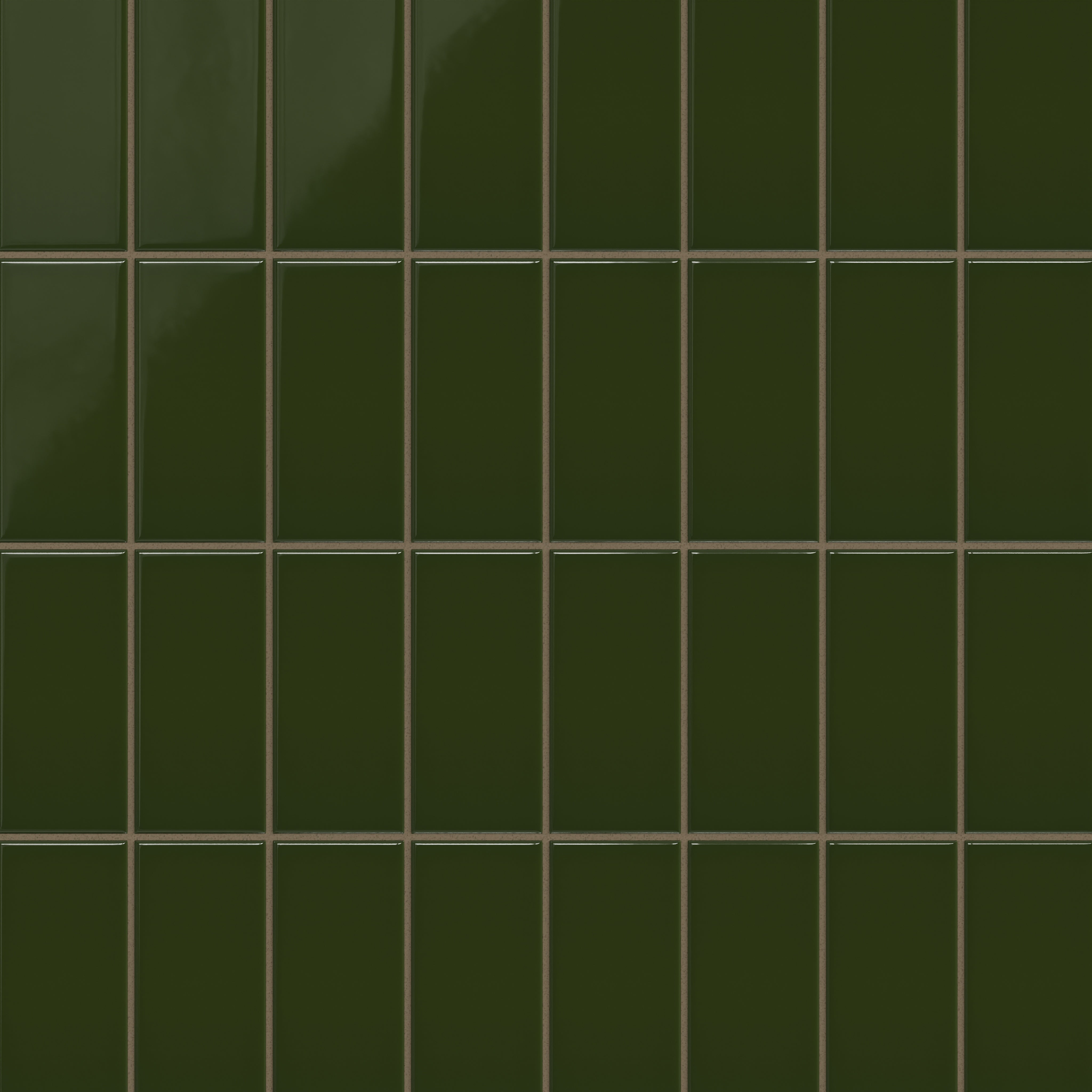3x6 Natural Press Ceramic Tile in Green Apatite Gloss