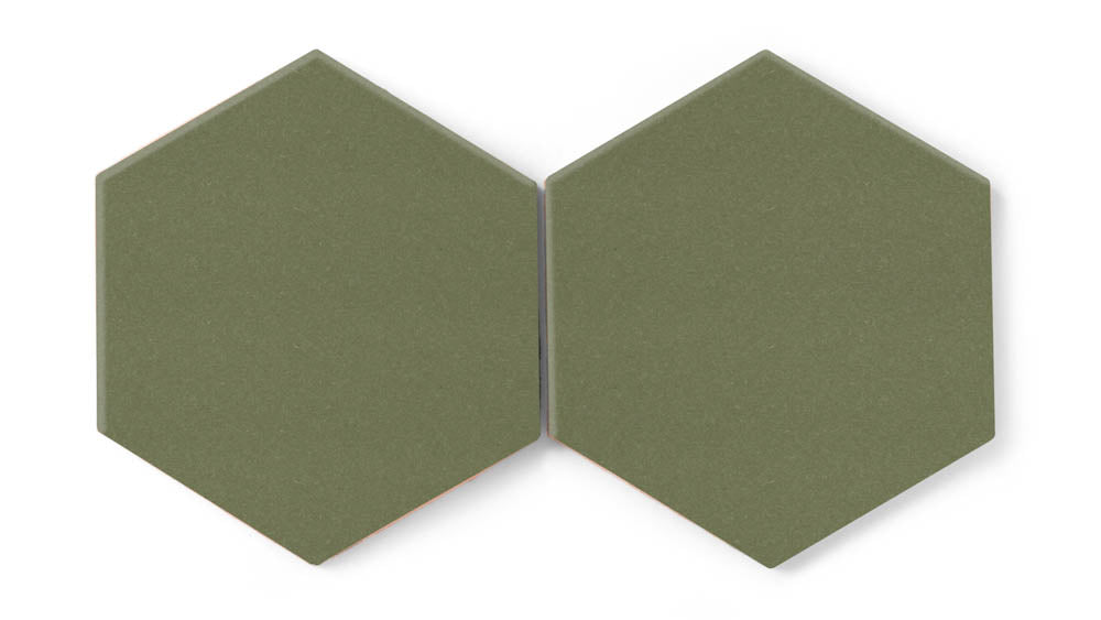 8" Hexagon Original Ceramic Tile in Peabody Gloss