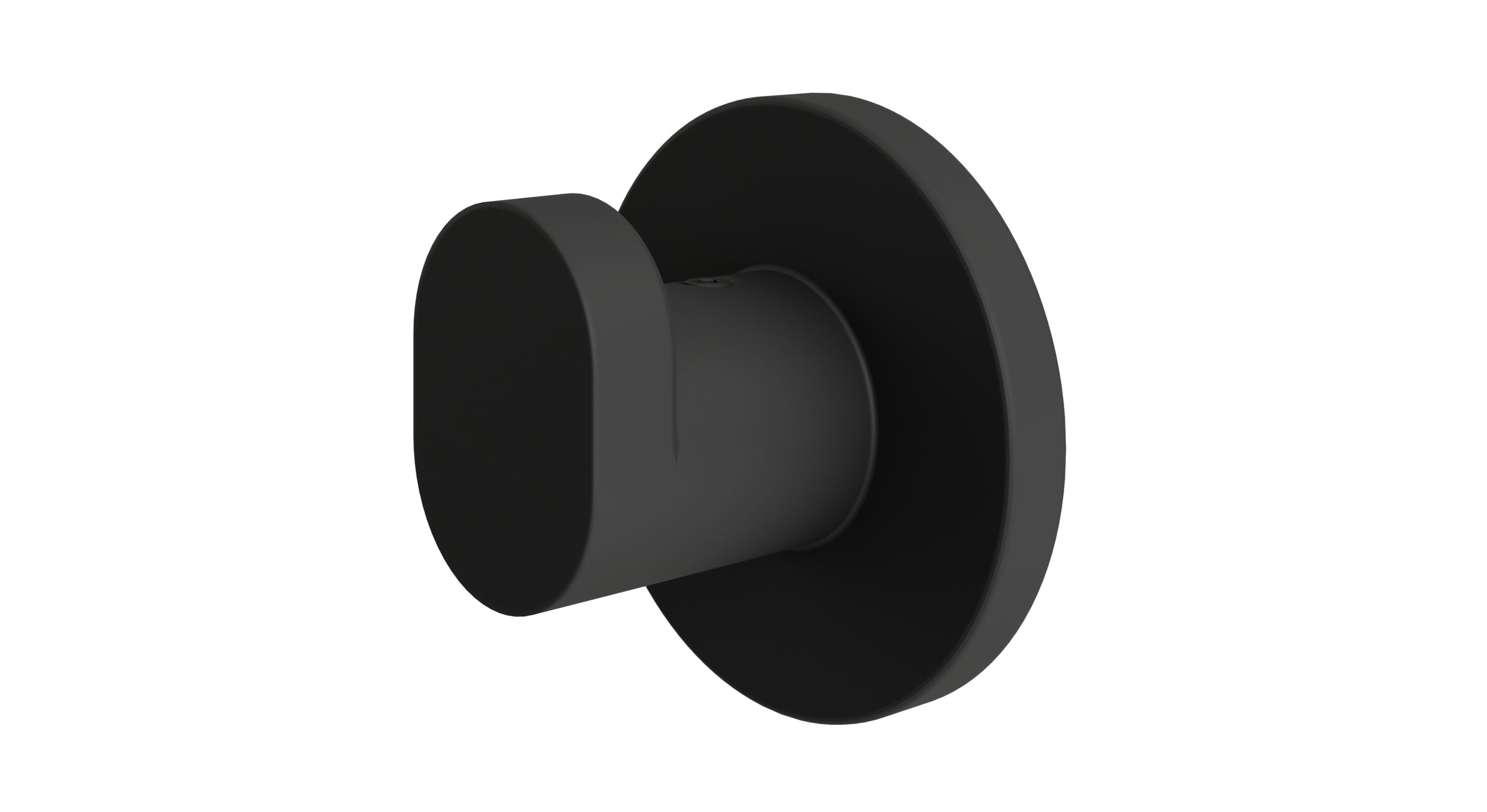 Foundry Robe Hook in Matte Black