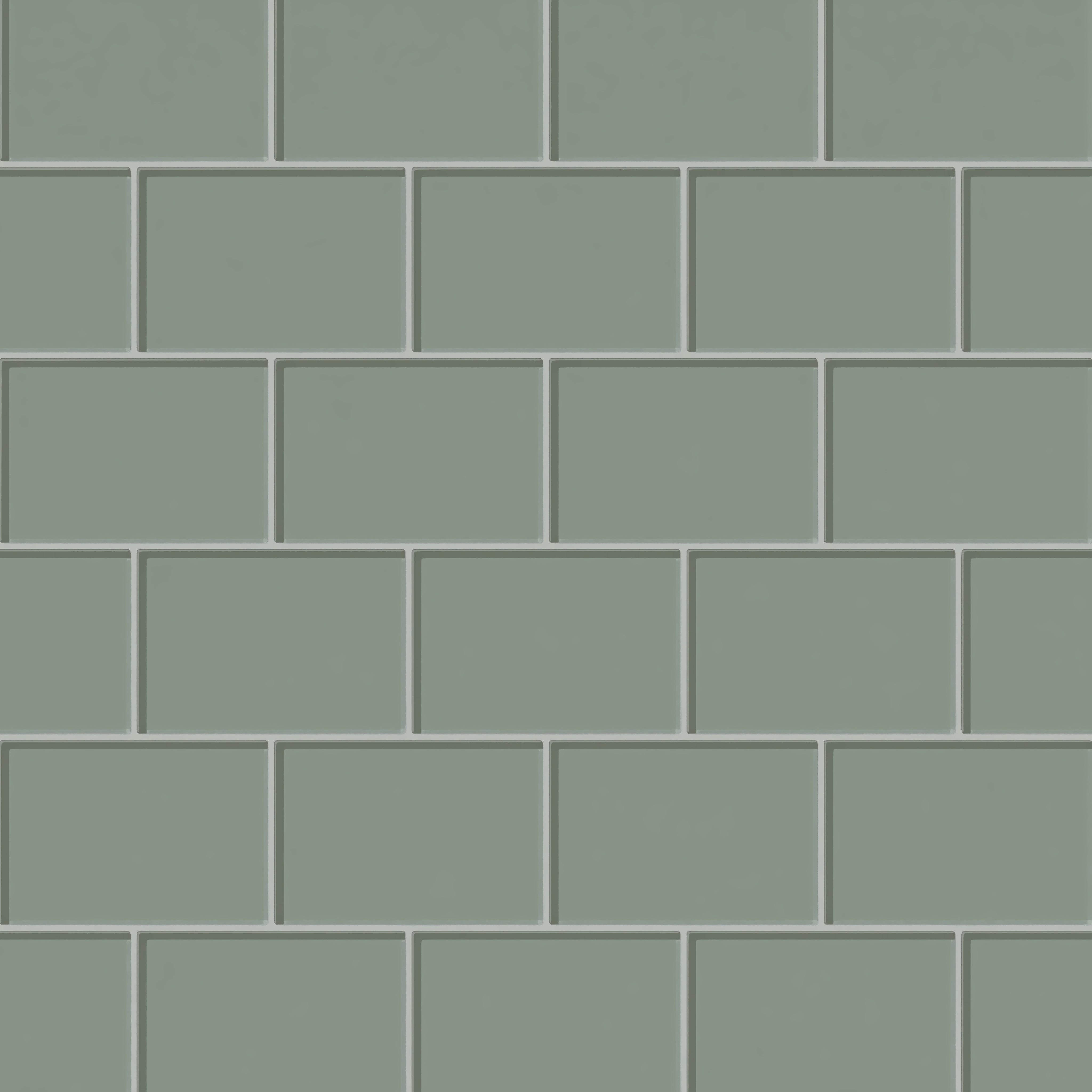 4x6 Glass Tile in Hummingbird Gloss