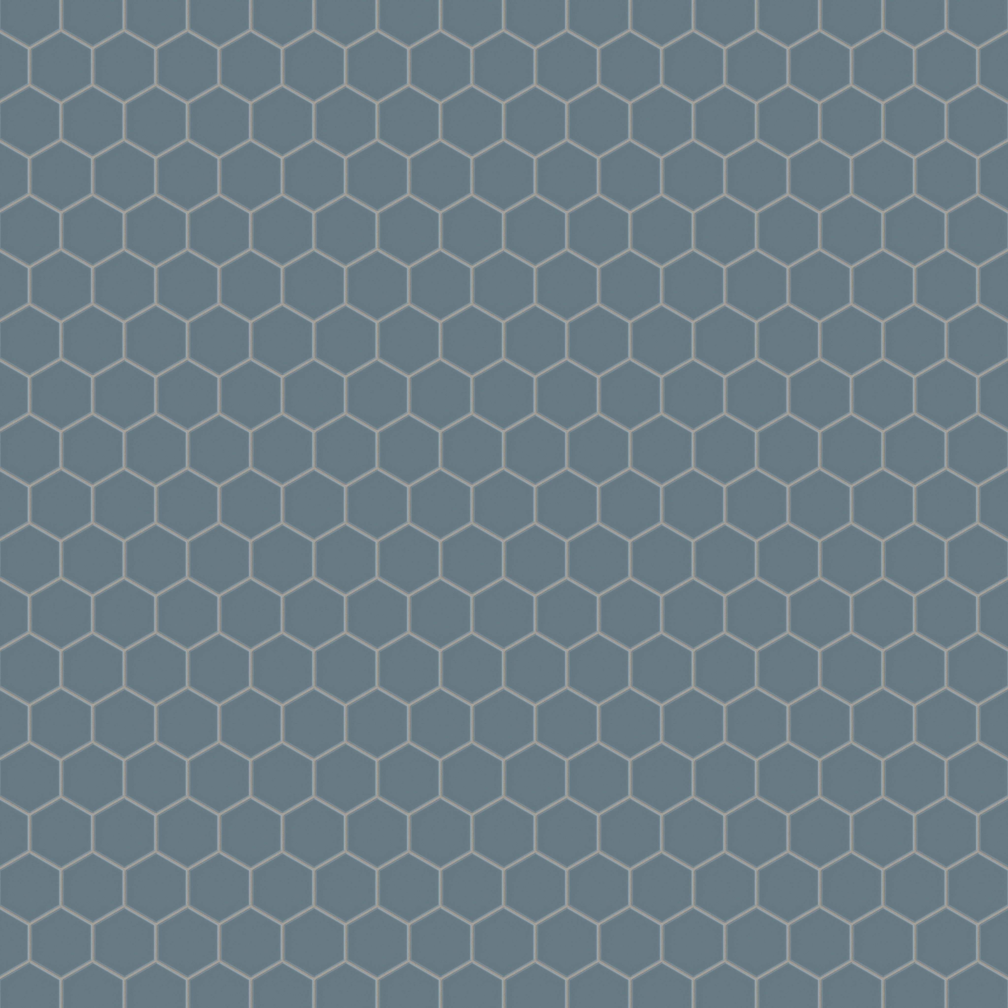 4" Hexagon Original Ceramic Tile in Nautical Matte