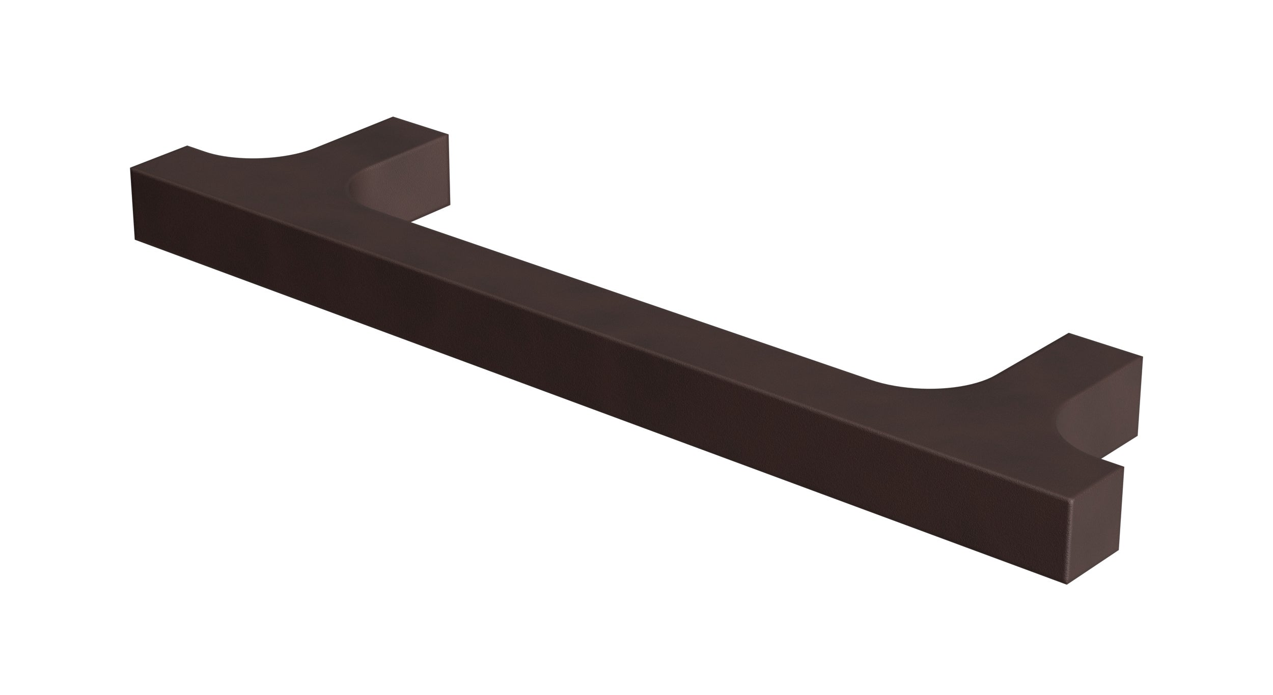 Flatiron Square Cabinet Pull 4" in Architectural Copper