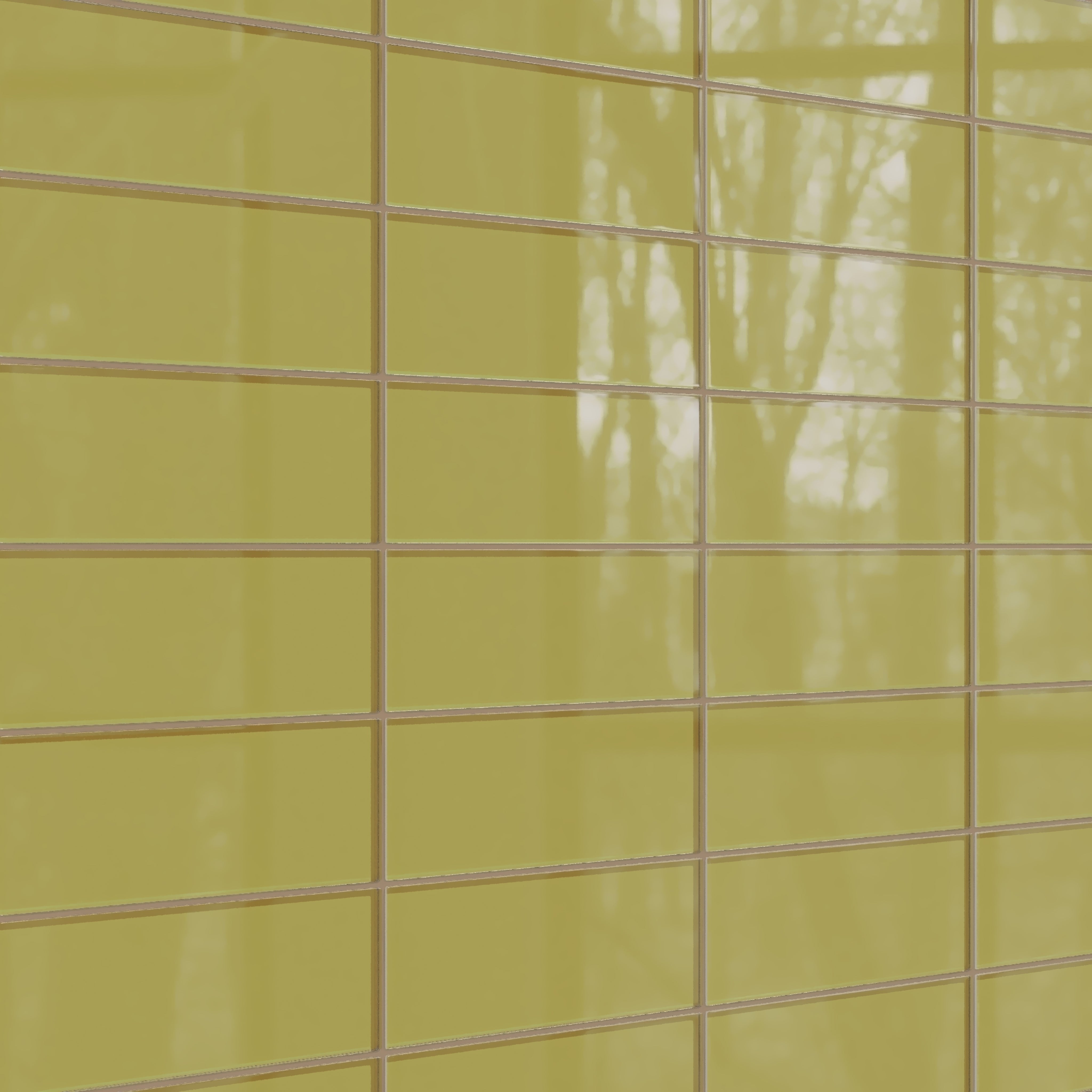 4x12 Glass Tile in Pine Siskin Gloss