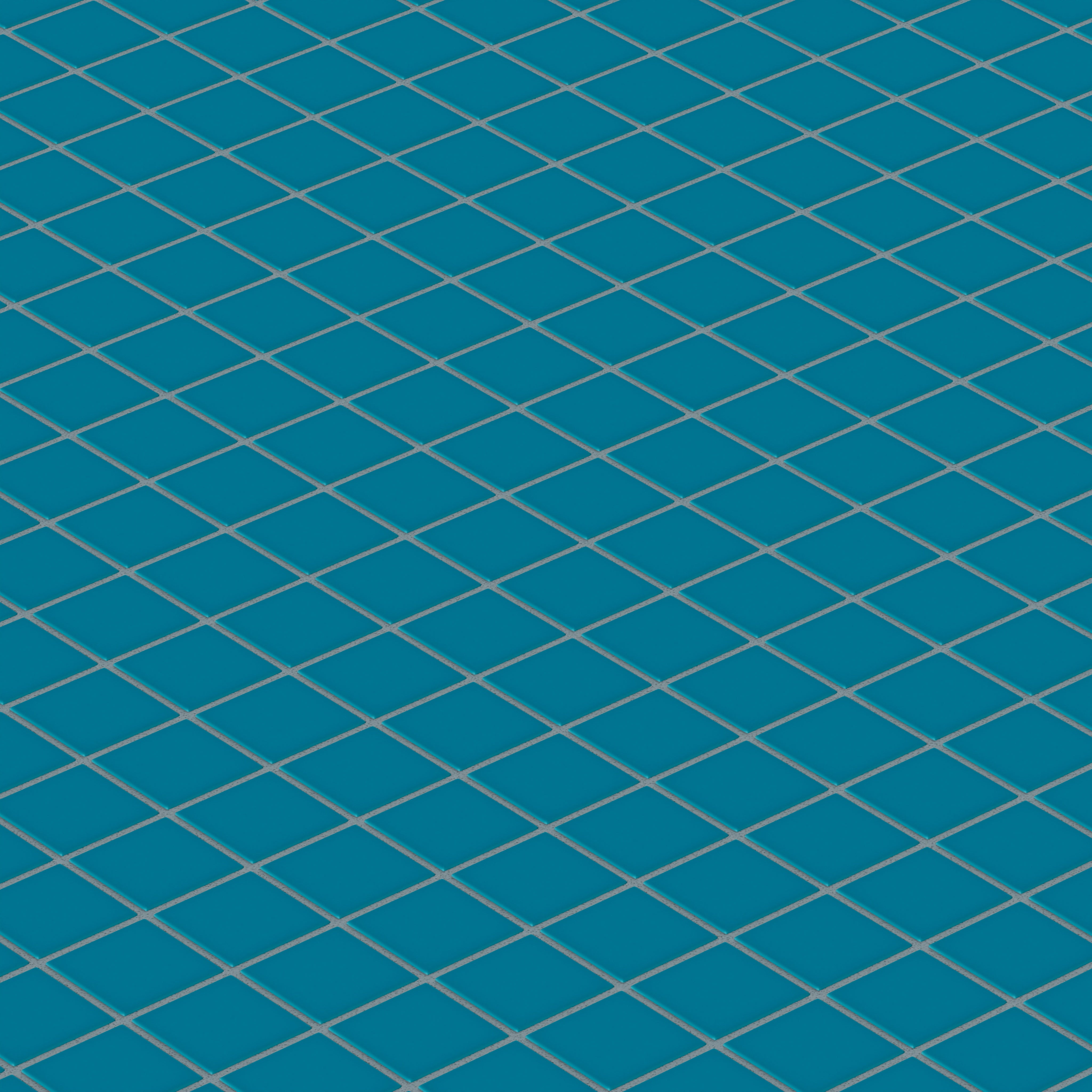2x2 Straight Set Sheeted Original Ceramic Mosaic Tile in Adriatic Sea Matte