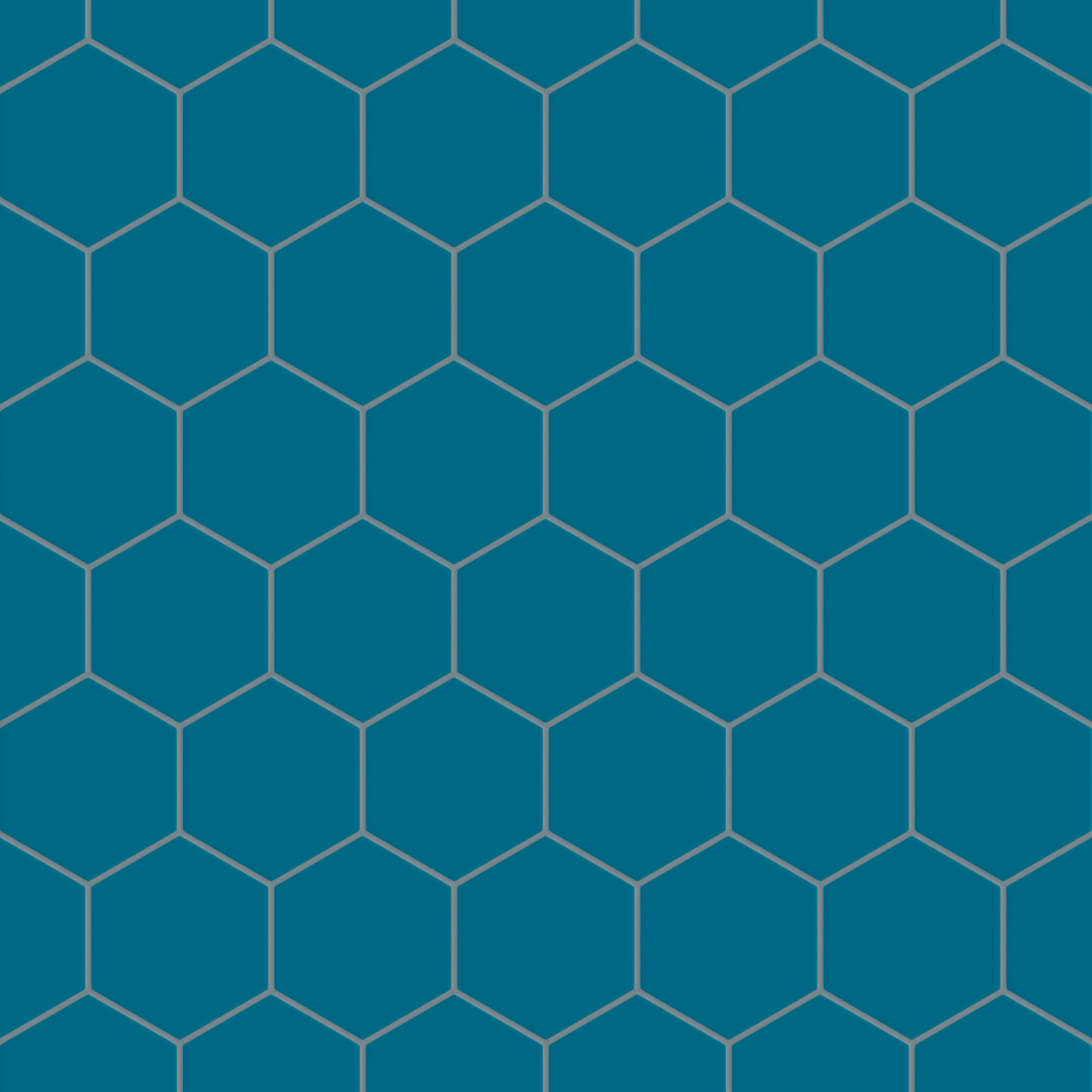 6" Hexagon Original Ceramic Tile in Adriatic Sea Matte