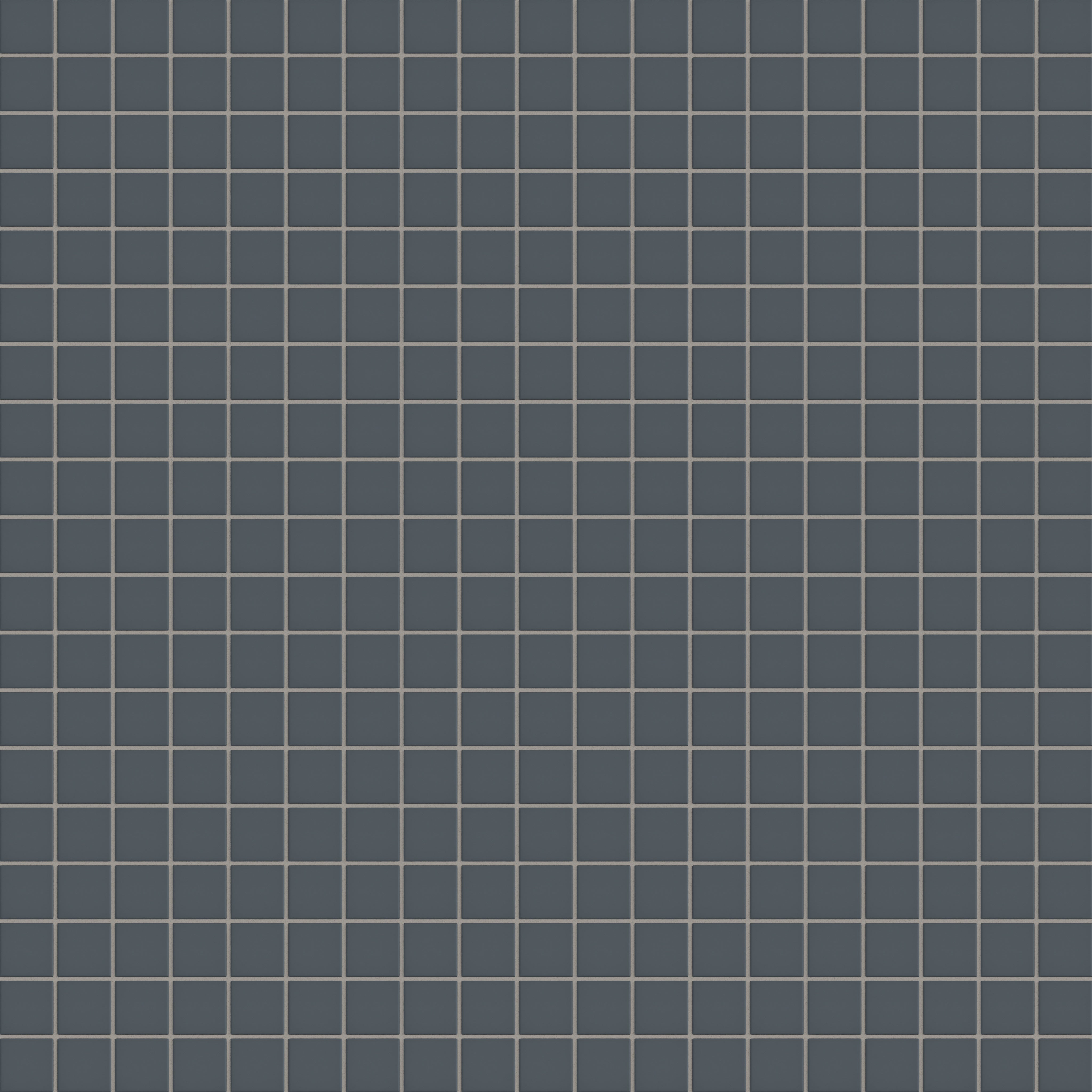 2x2 Straight Set Sheeted Natural Press Ceramic Mosaic Tile in Indigo Matte