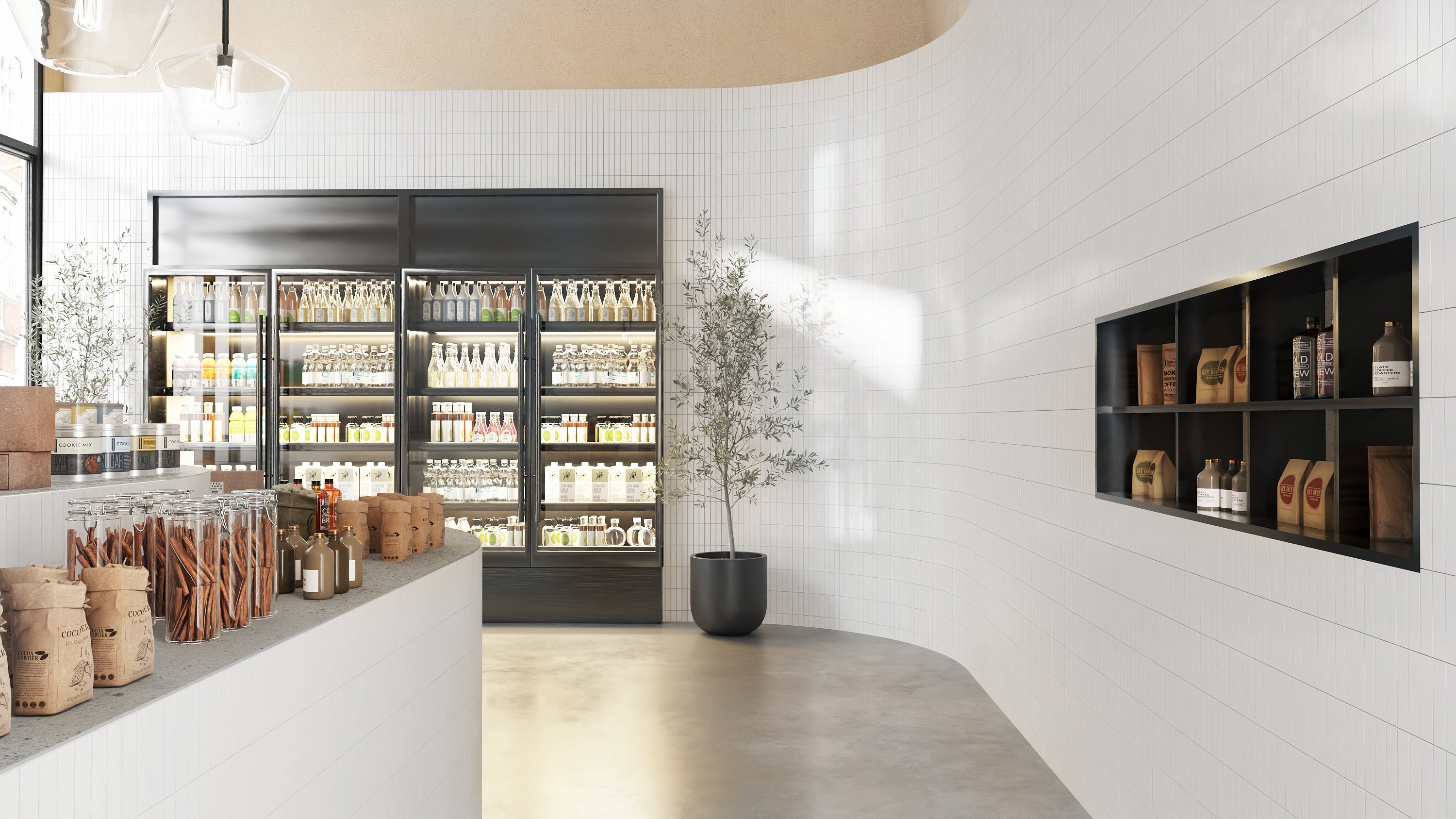 2x8 Natural Press Ceramic Tile in Titanium Grey Gloss