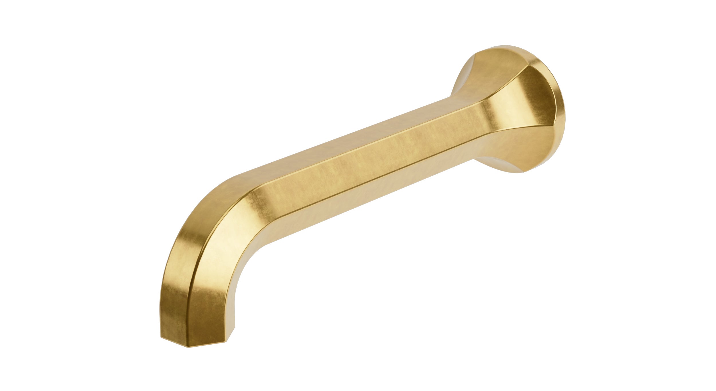 Emerson Wall Mount 8.25" Classic Spout in French Brass