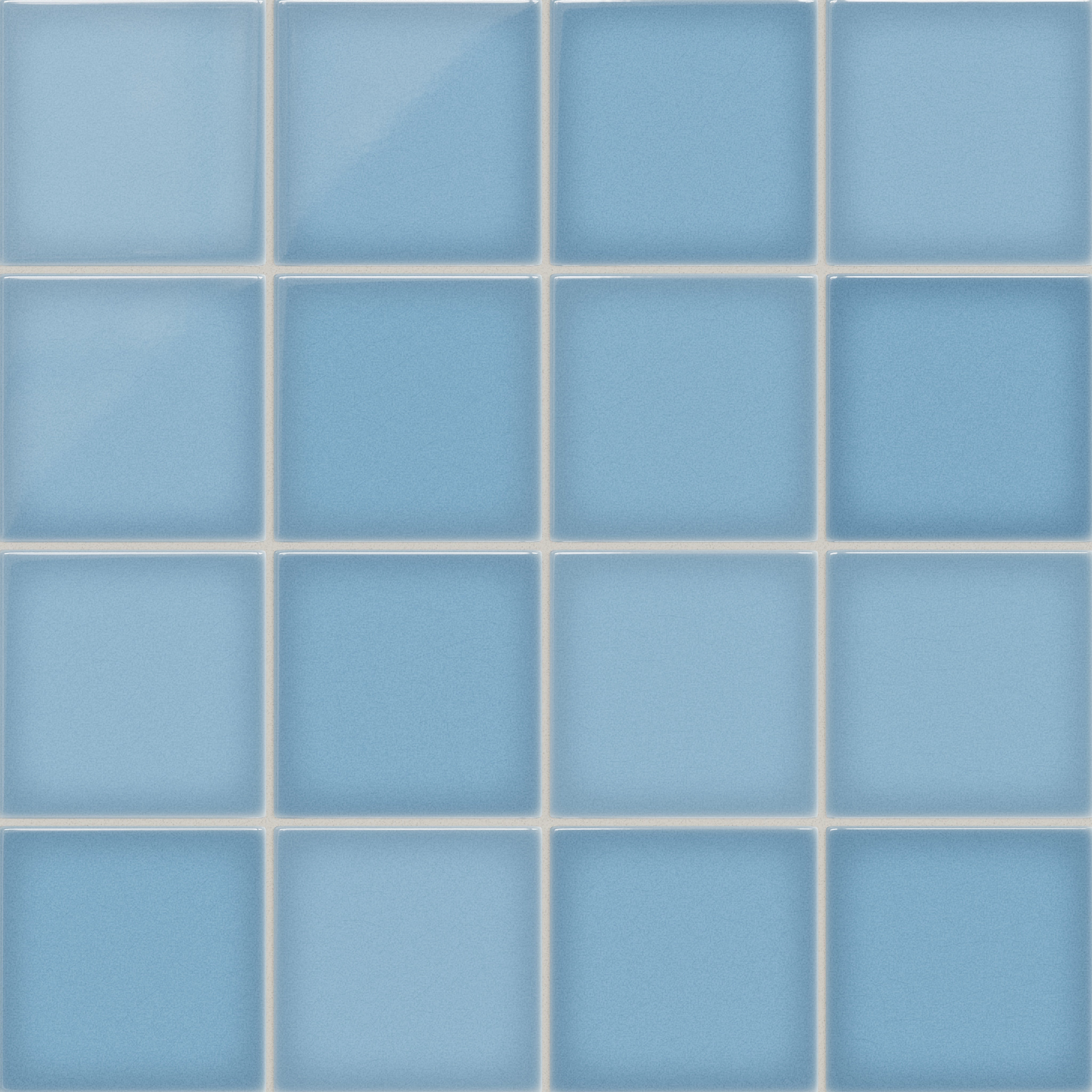 fairy cege / Color：Blue Caribbean 6x6 Gloss Original Ceramic Tile - Fireclay Tile