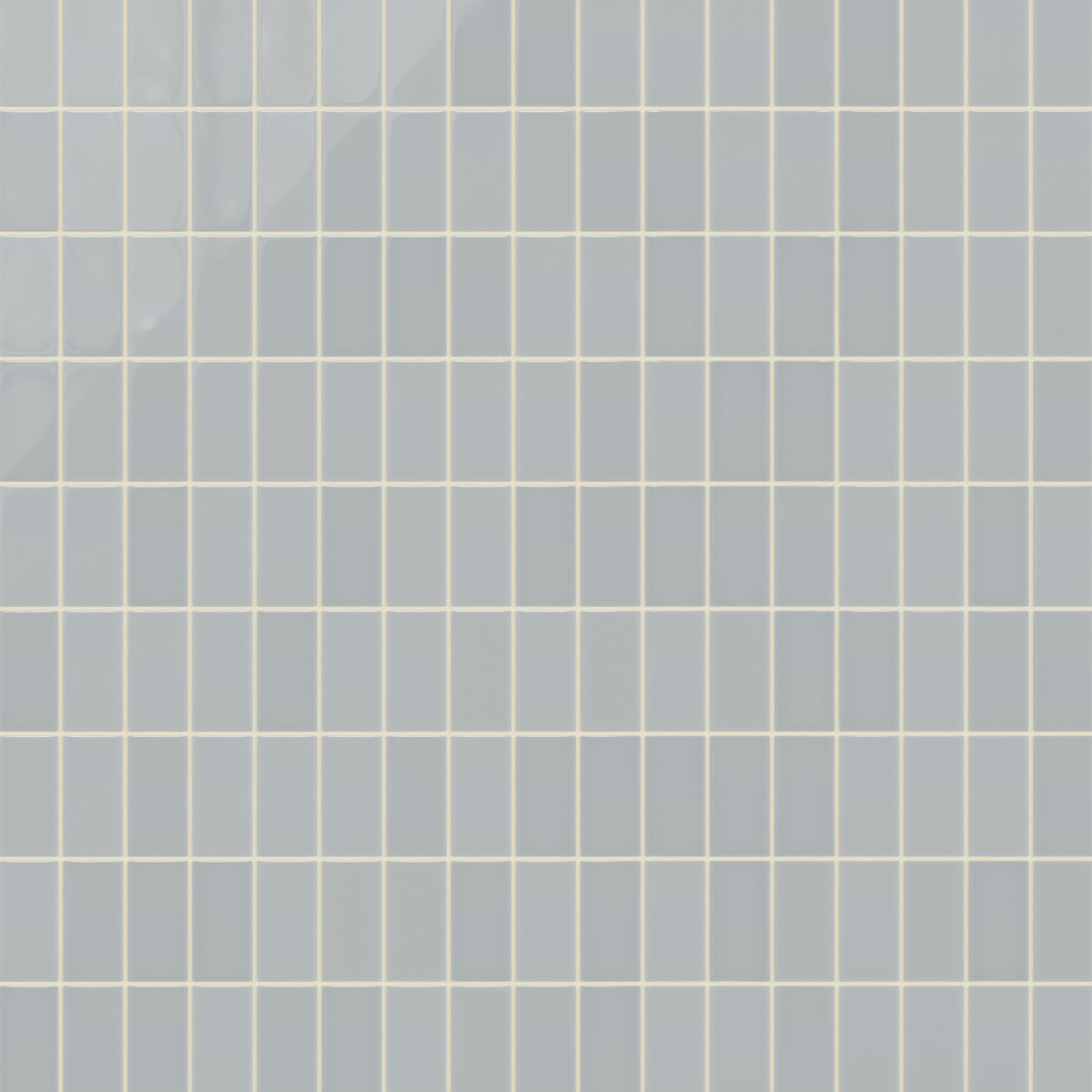 2x4 Straight Set Sheeted Natural Press Ceramic Mosaic Tile in Alberta Blue Gloss