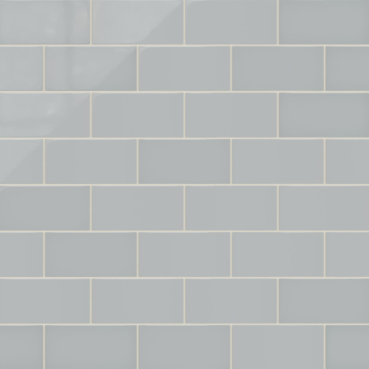 4x8 Natural Press Ceramic Tile in Alberta Blue Gloss