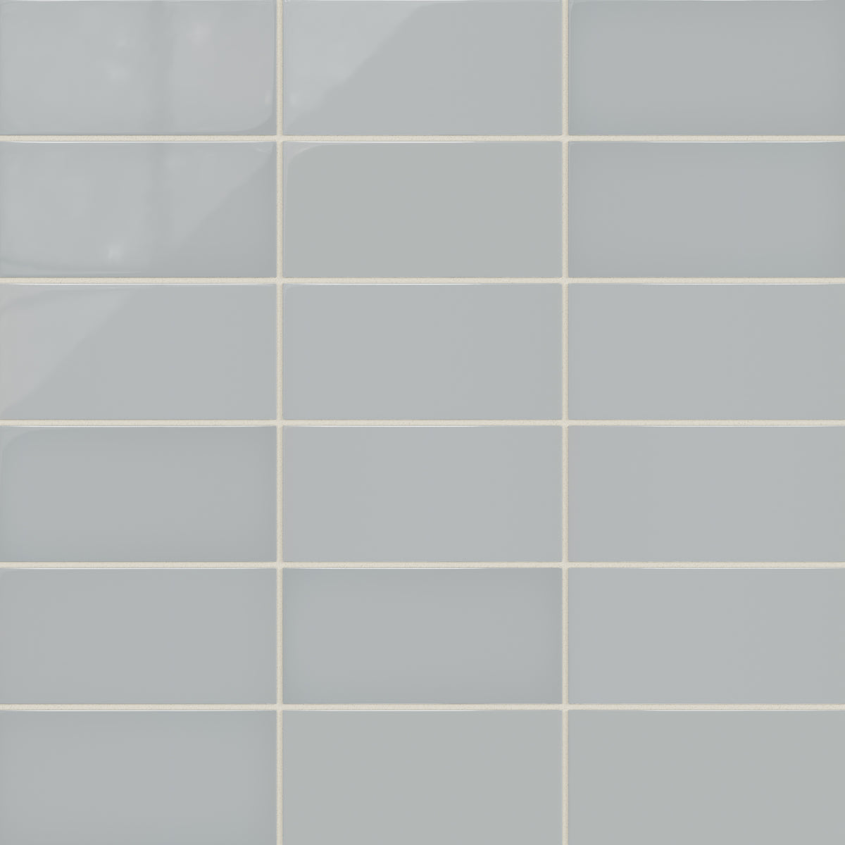 4x8 Natural Press Ceramic Tile in Alberta Blue Gloss