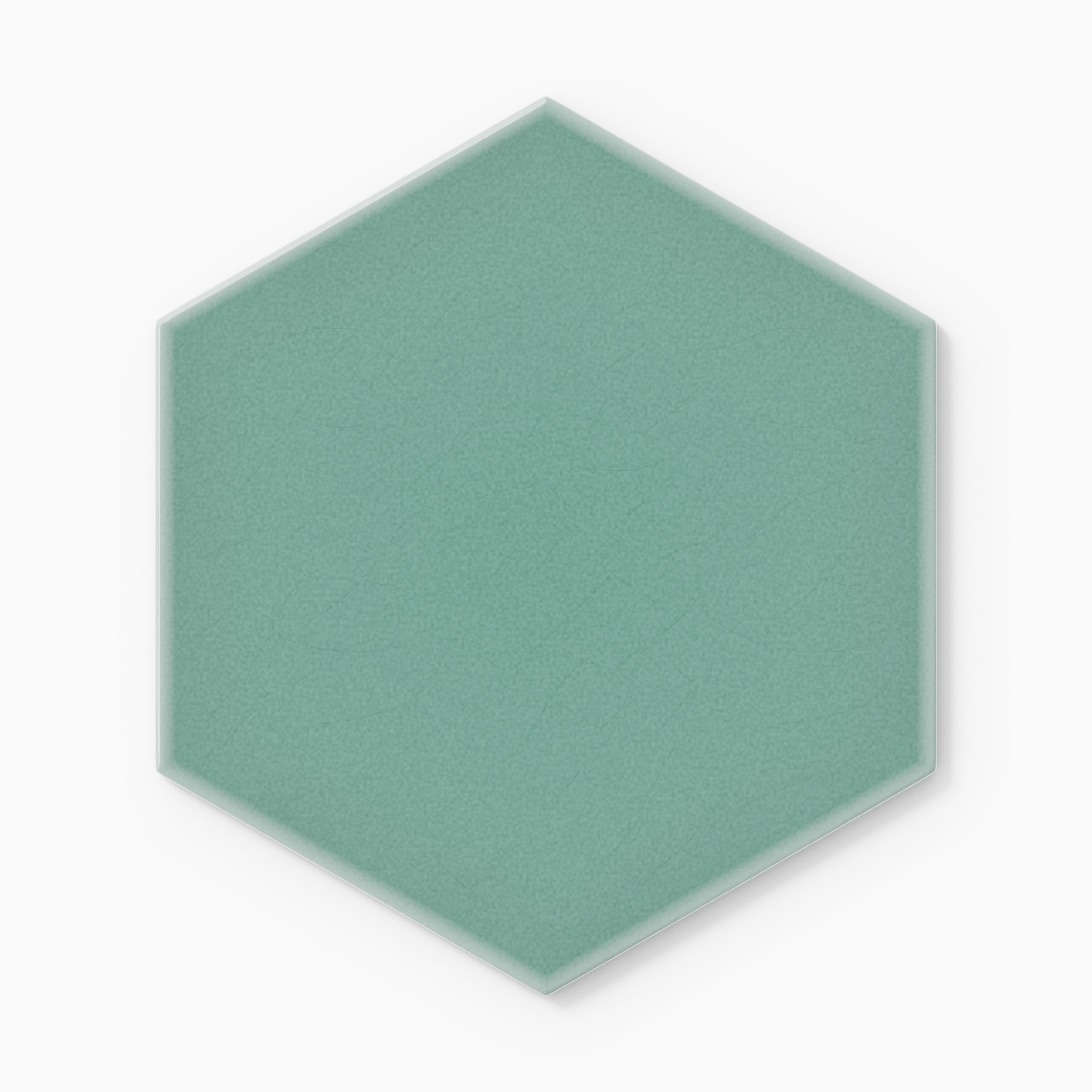 8" Hexagon Original Ceramic Tile in Amalfi Coast Gloss