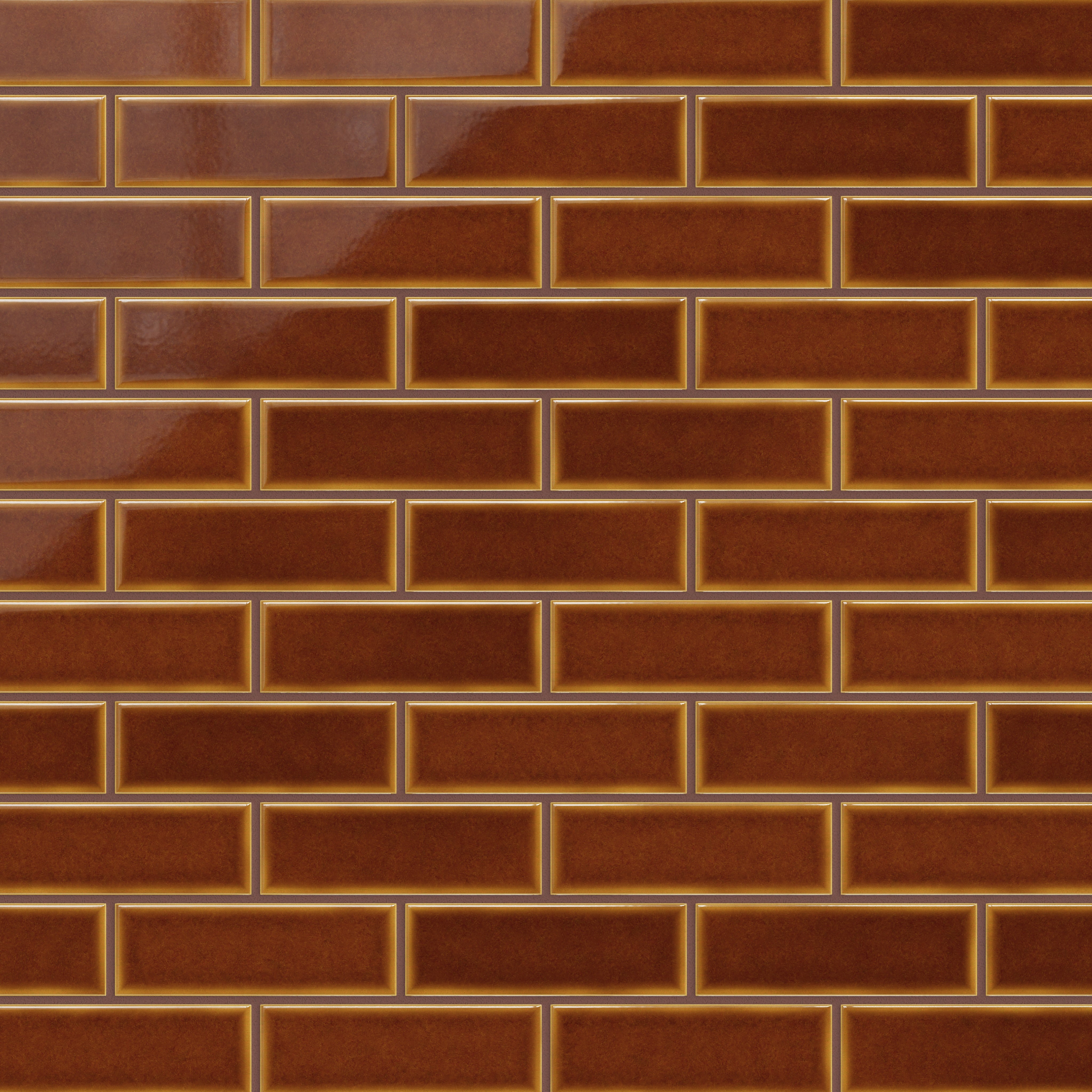 2x6 Original Ceramic Tile in Amber