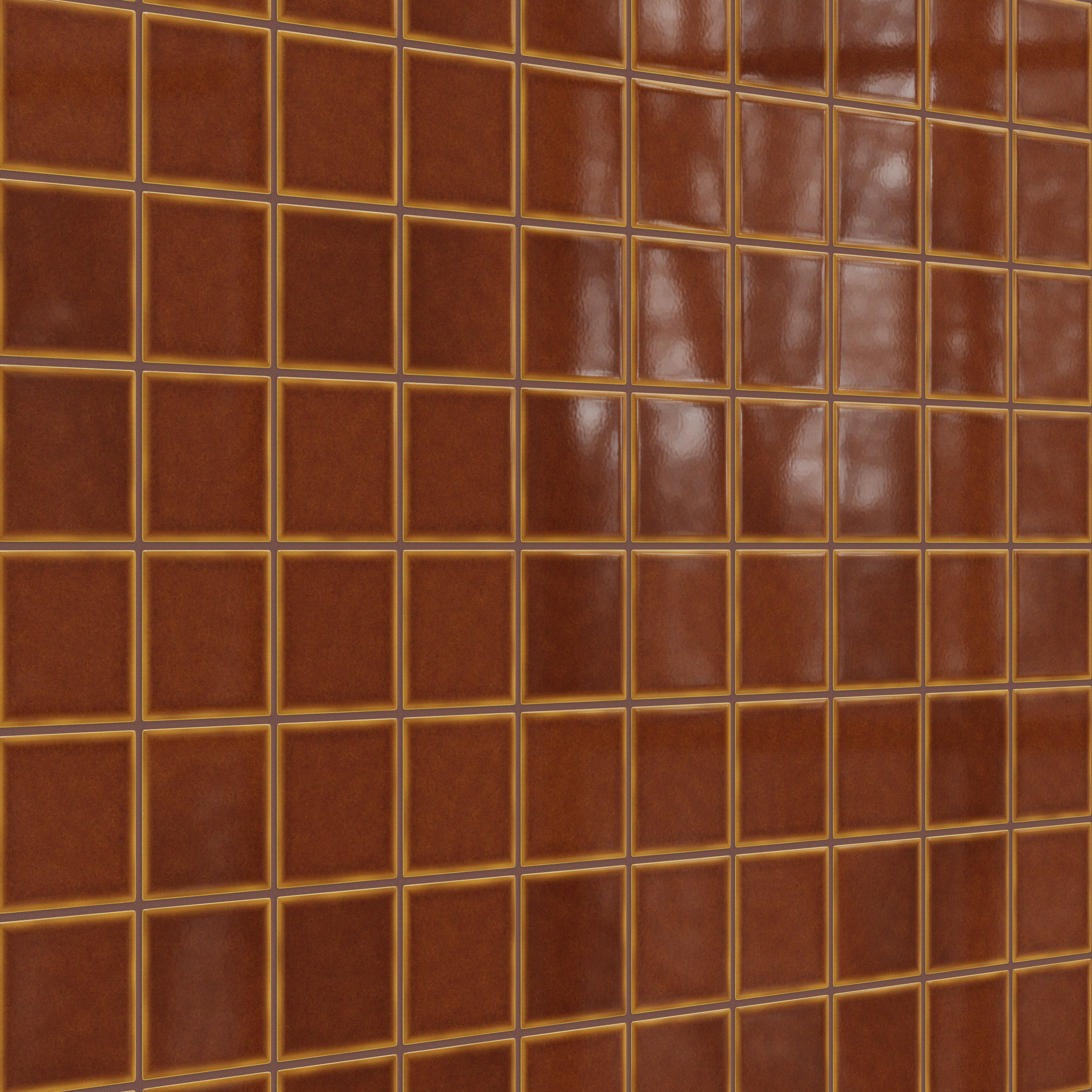 4x4 Original Ceramic Tile in Amber