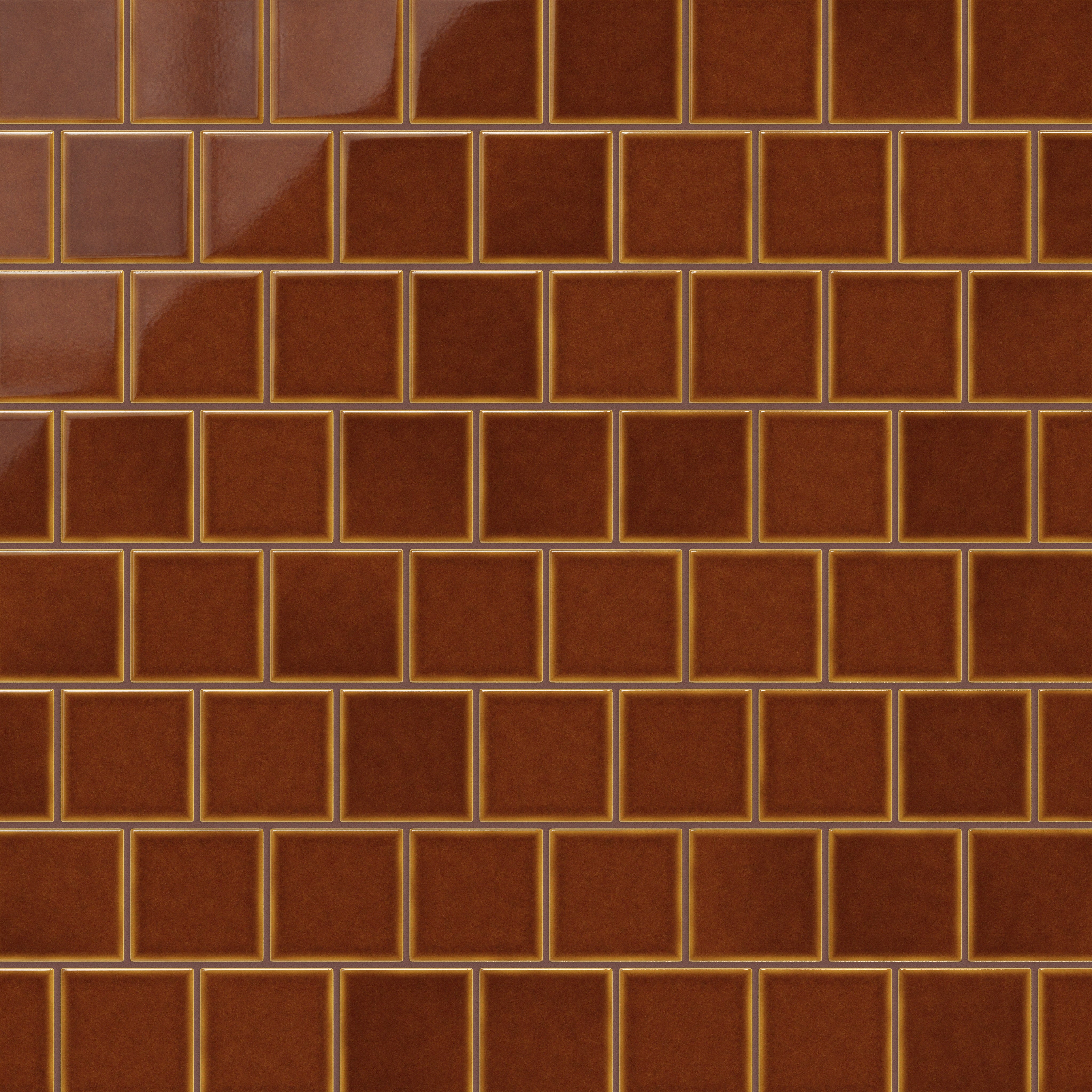 4x4 Original Ceramic Tile in Amber