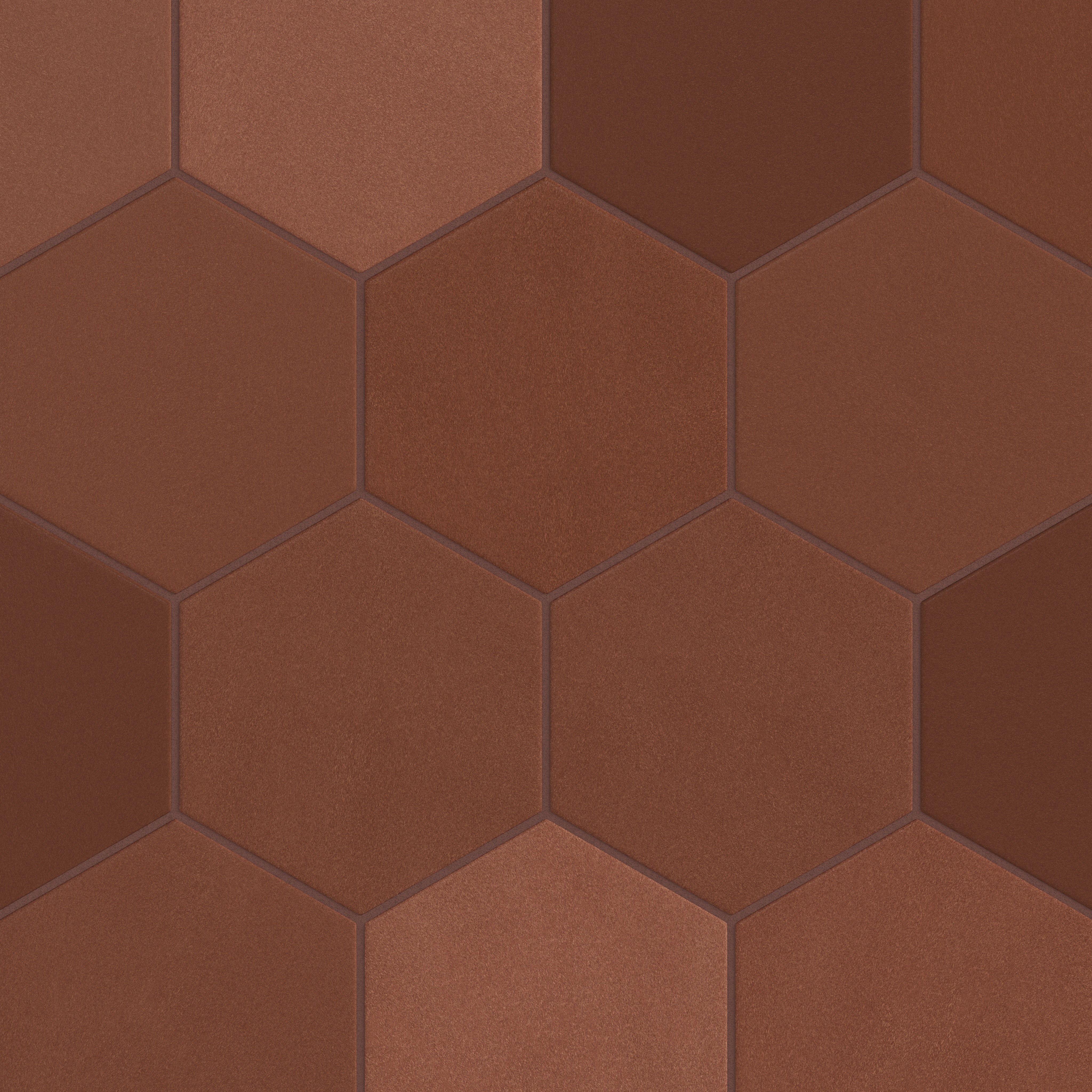 8" Hexagon Original Ceramic Tile in Antique