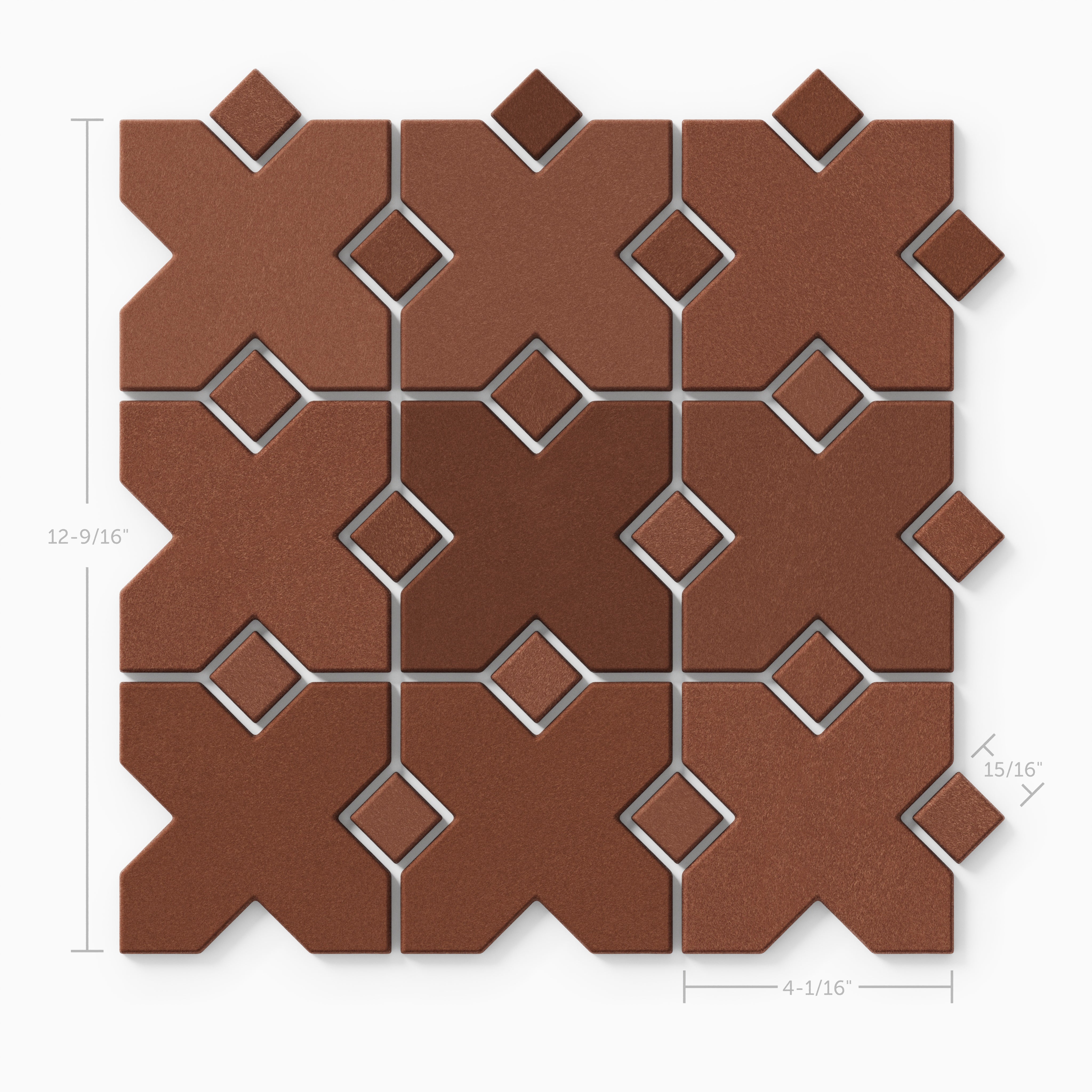 Hacienda Sheeted Original Ceramic Tile in Antique