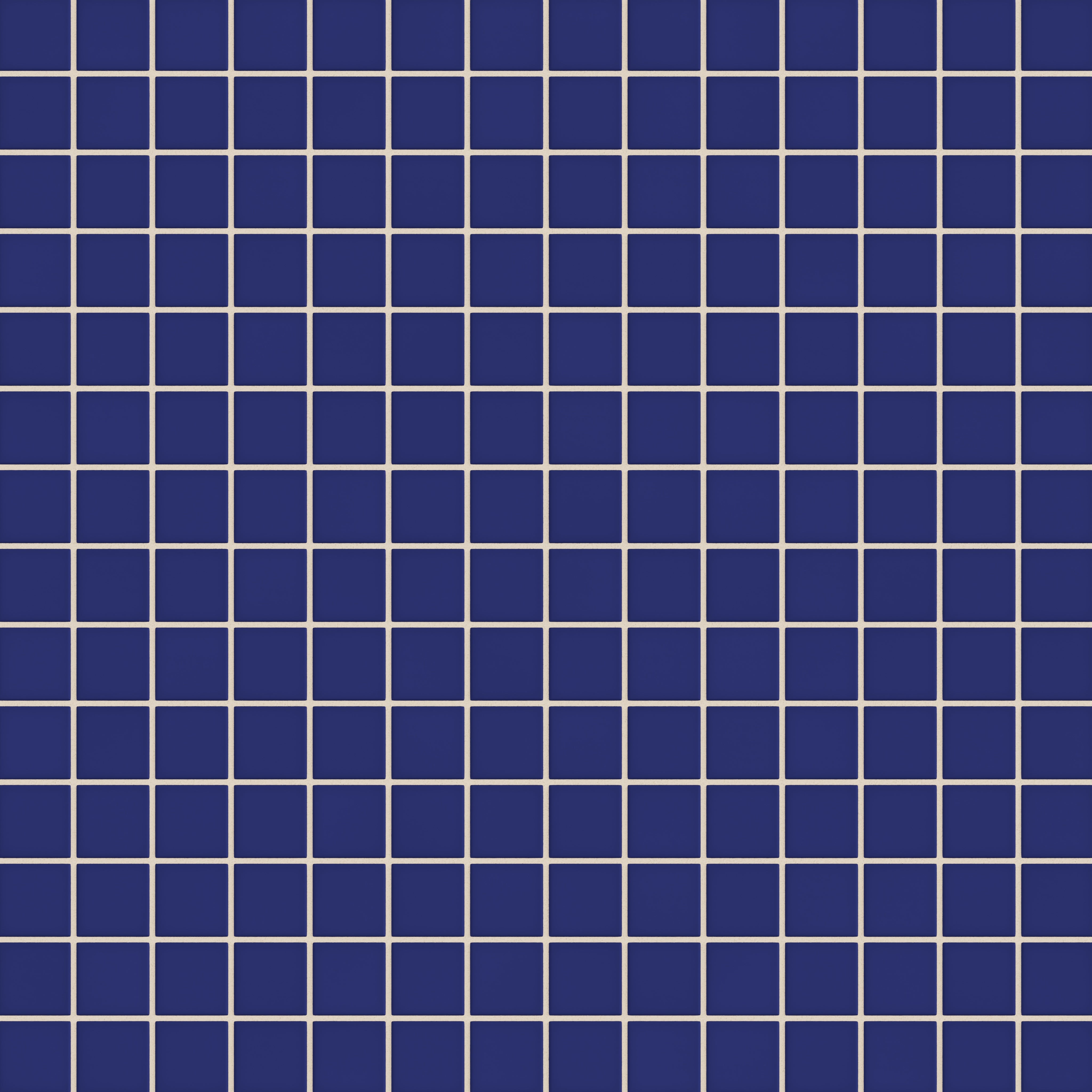 2x2 Straight Set Sheeted Original Ceramic Mosaic Tile in Azul Matte