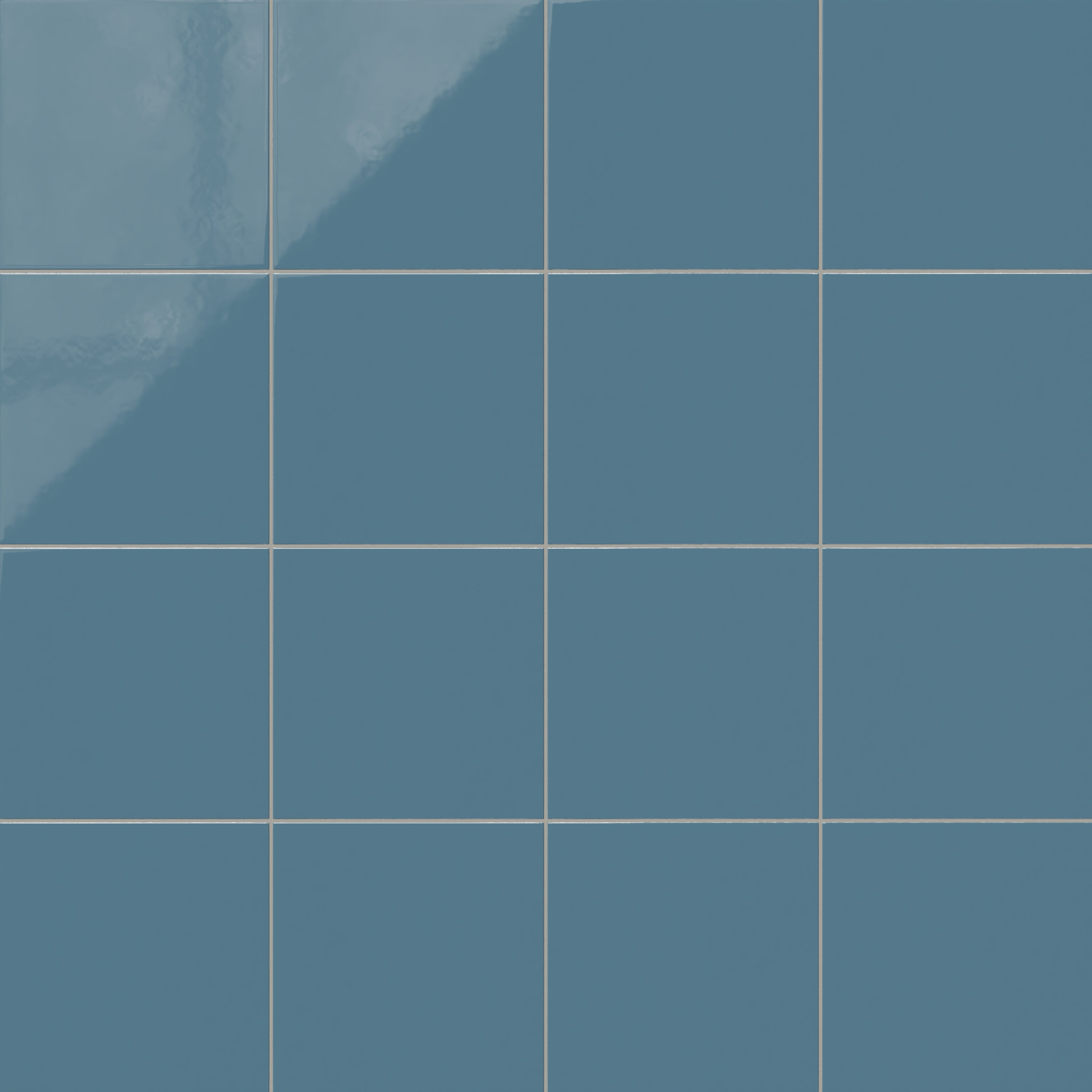 12x12 Natural Press Ceramic Tile in Azurite Gloss