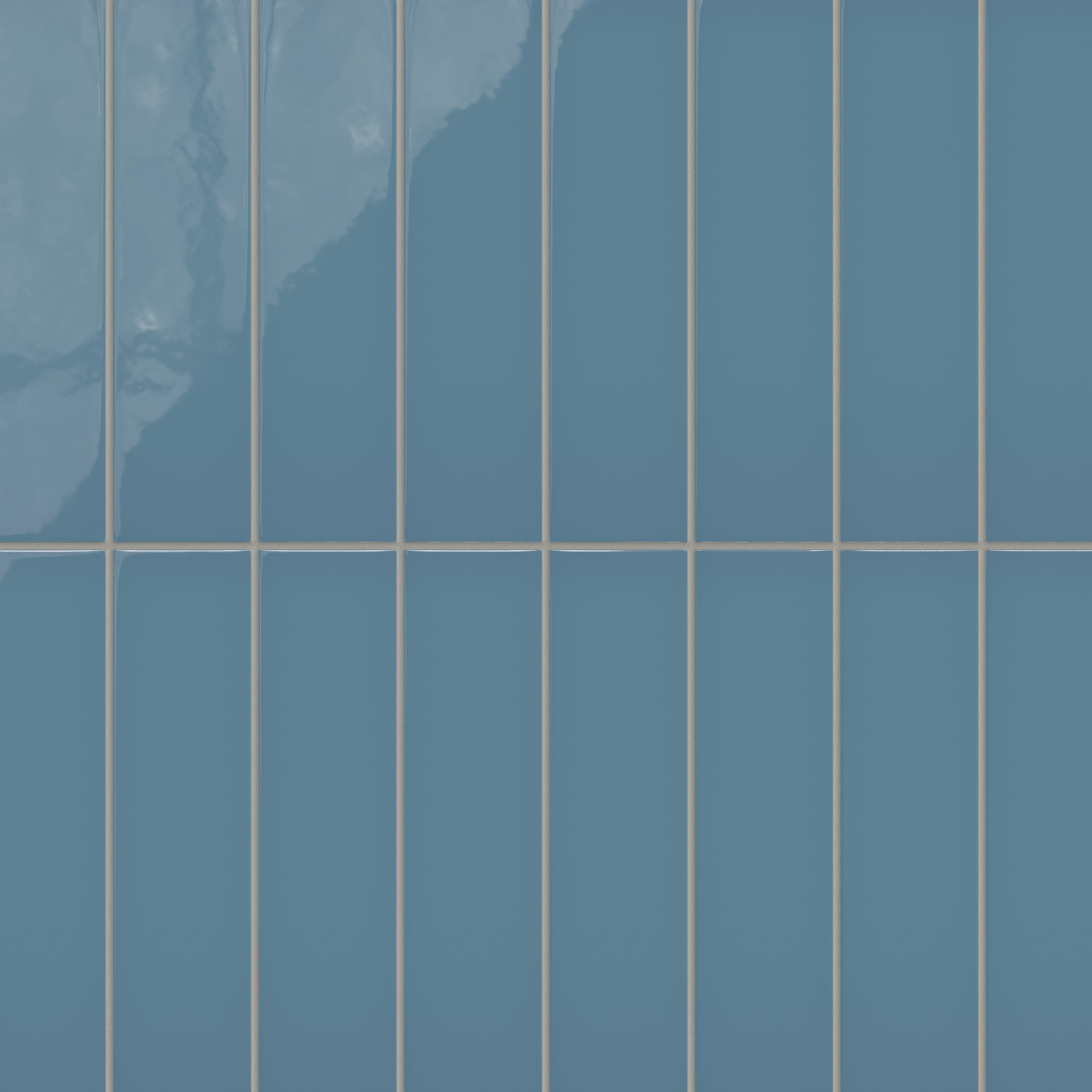 3x12 Natural Press Ceramic Tile in Azurite Gloss