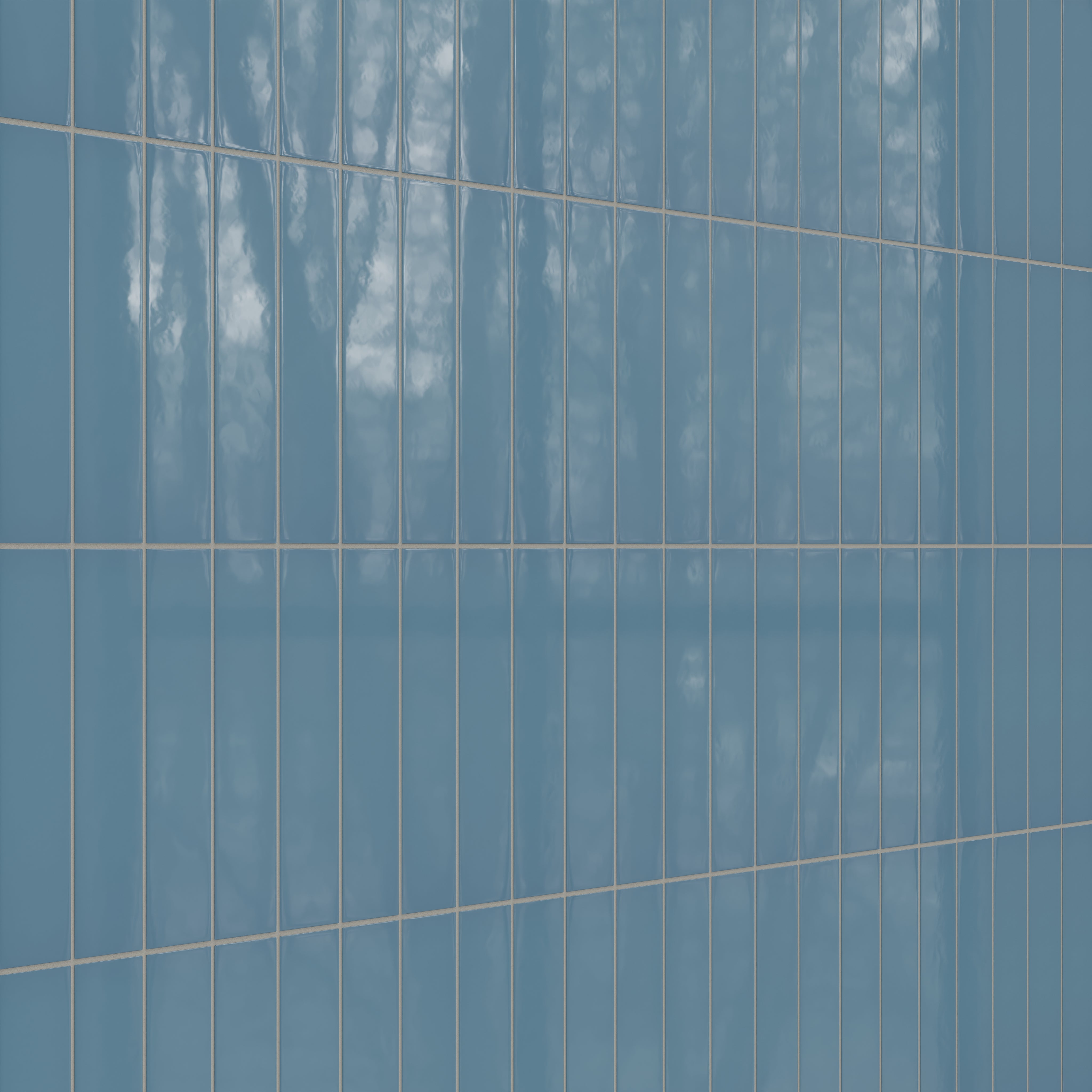 3x12 Natural Press Ceramic Tile in Azurite Gloss