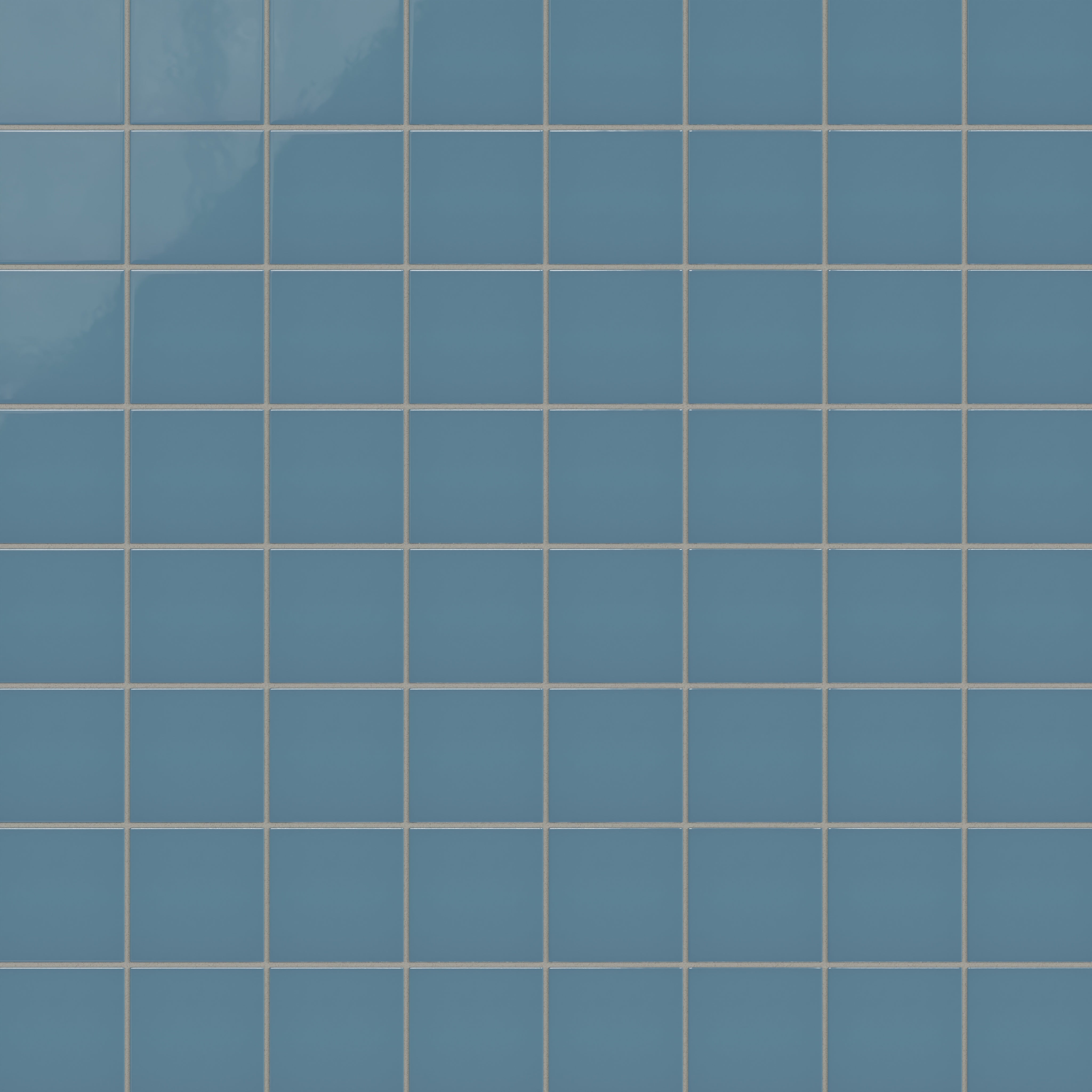 4x4 Natural Press Ceramic Tile in Azurite Gloss