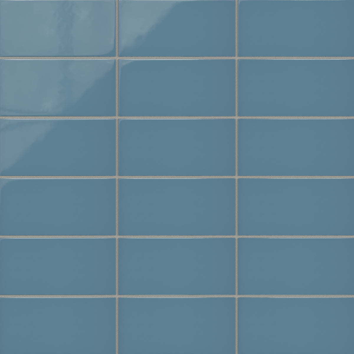 4x8 Natural Press Ceramic Tile in Azurite Gloss
