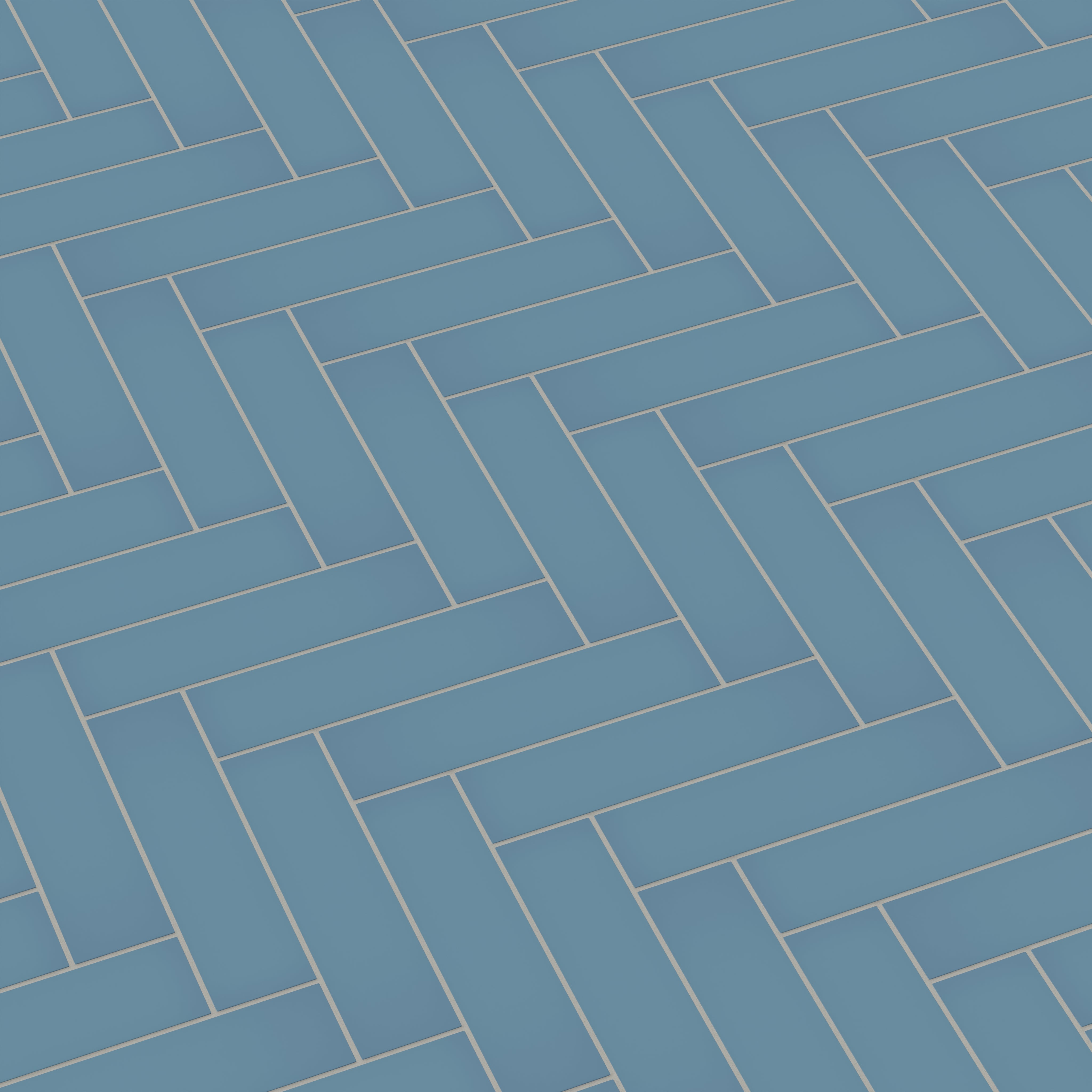 3x12 Natural Press Ceramic Tile in Azurite Matte