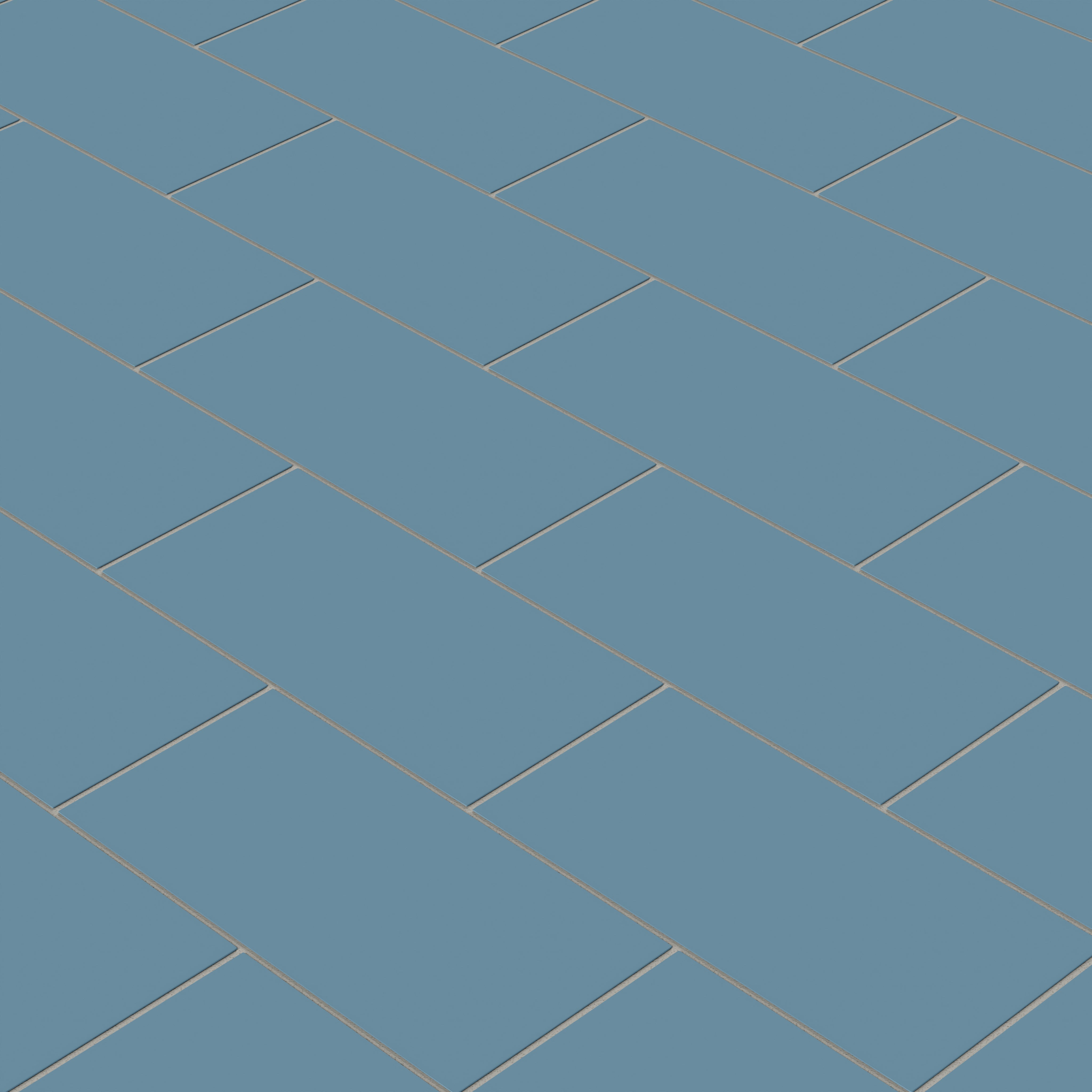 6x12 Natural Press Ceramic Tile in Azurite Matte