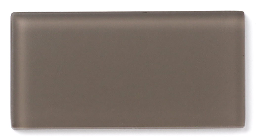1x4 Herringbone Sheeted Glass Mosaic Tile in Albatross Matte