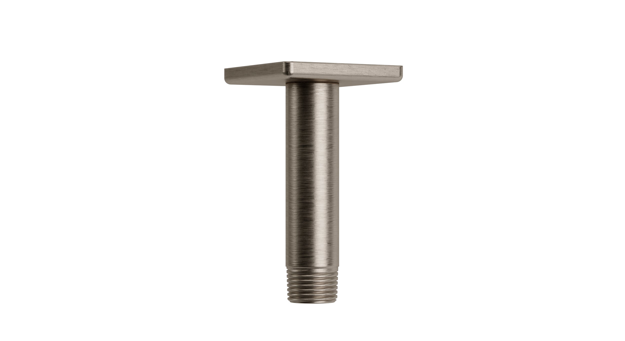 Flatiron 4" Straight Shower Arm with Flange in Antique Nickel
