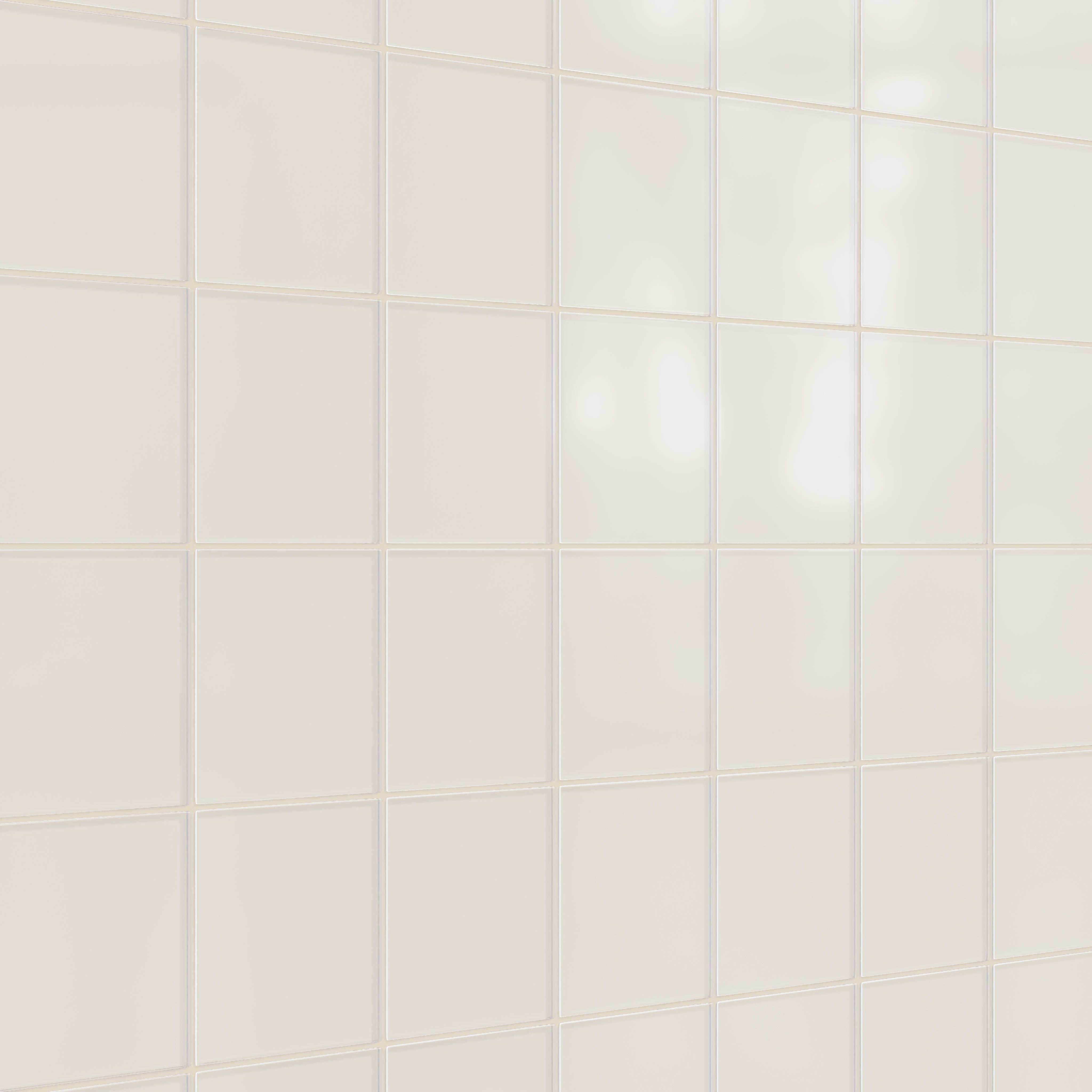6x6 Glass Tile in Dove Matte