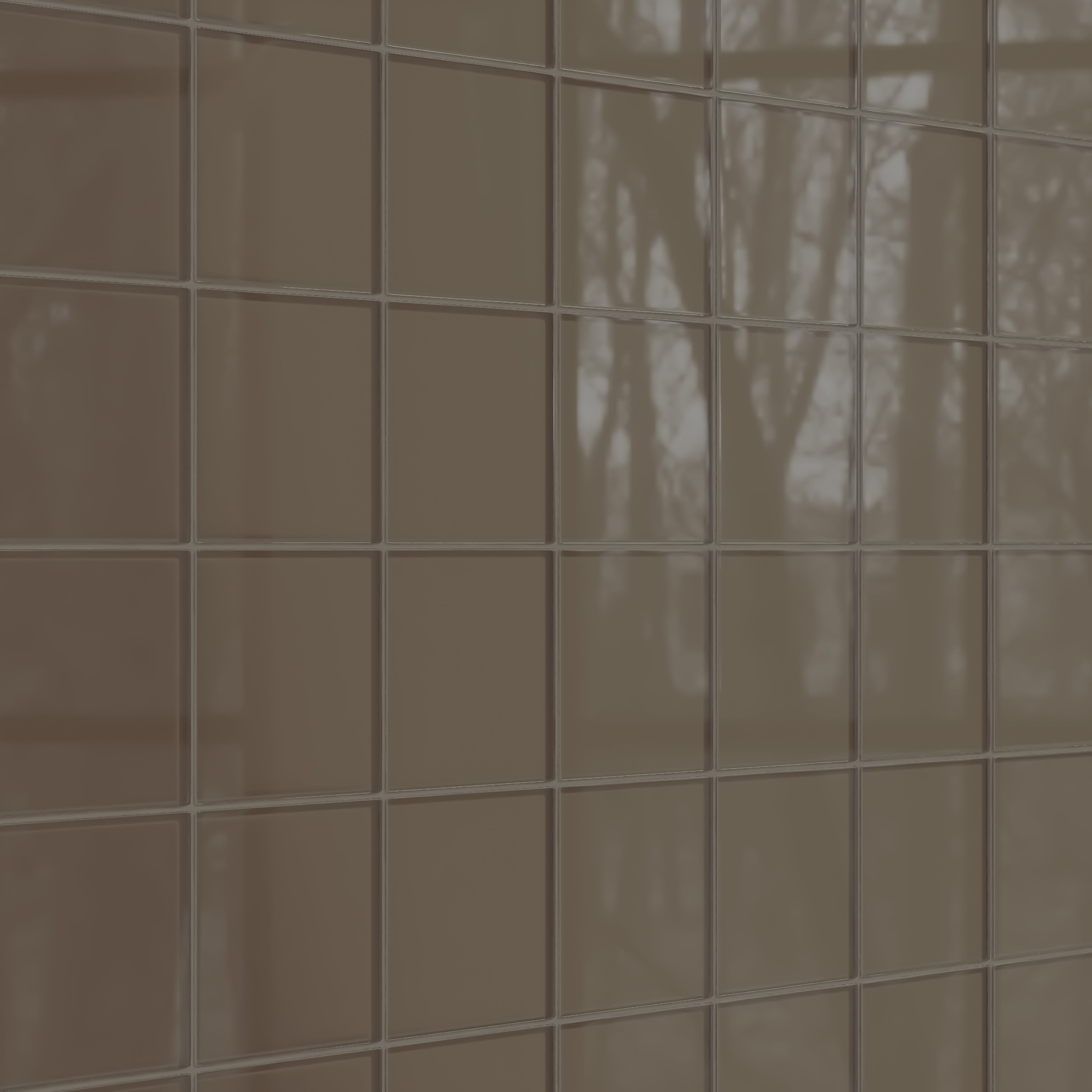 6x6 Glass Tile in Albatross Gloss