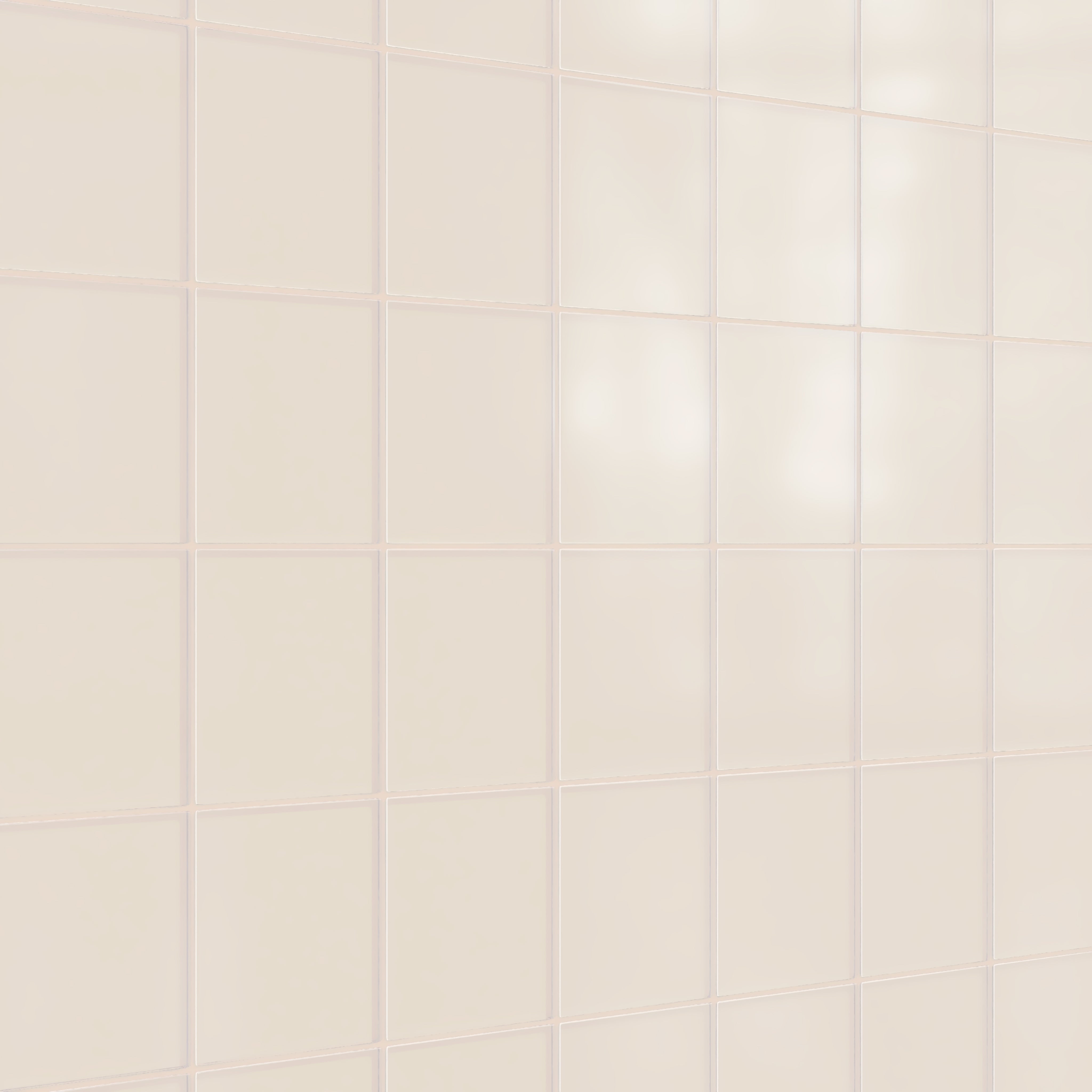 6x6 Glass Tile in Sandpiper Matte