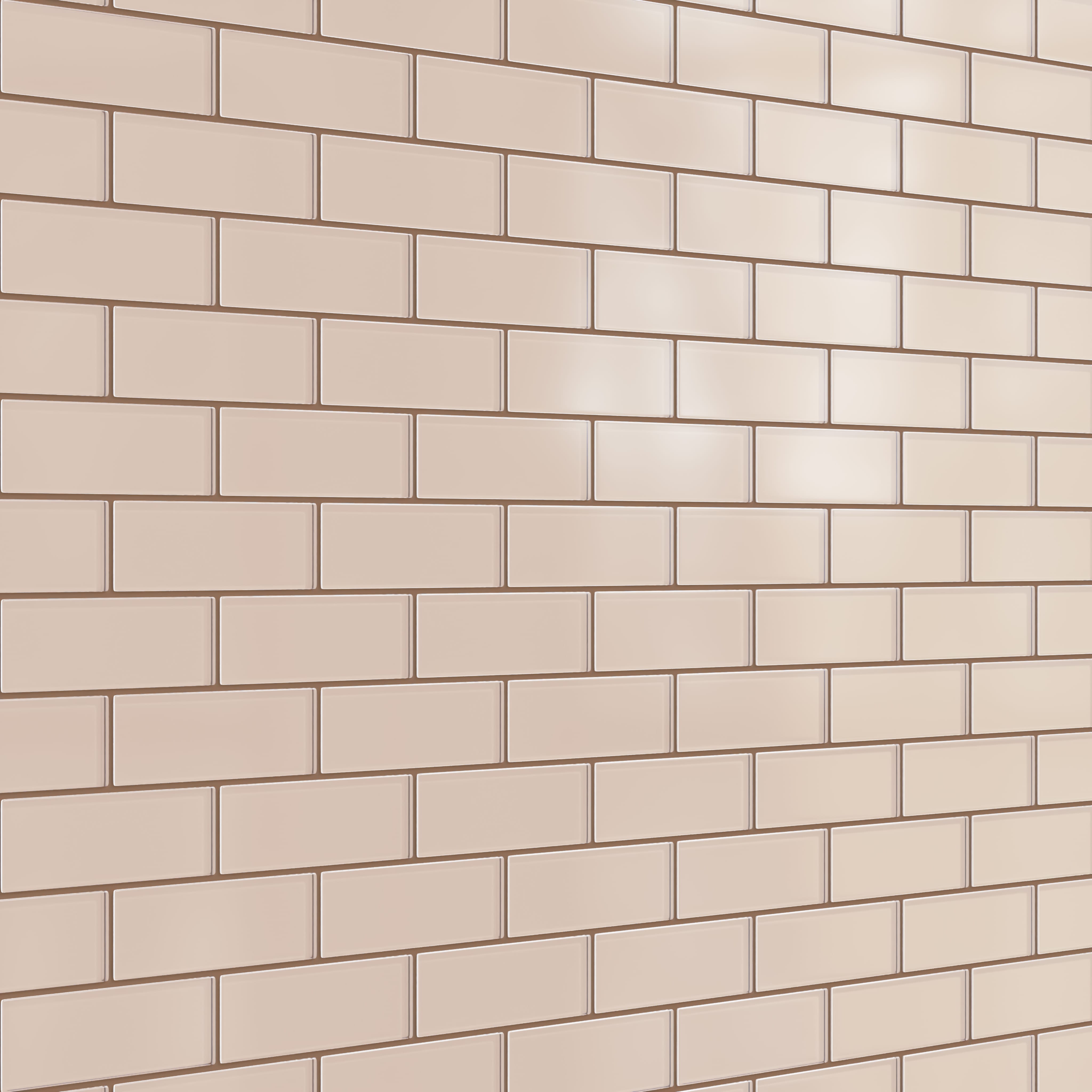 Factory Sale 2x6 Glass Tile in Rosy Finch Matte