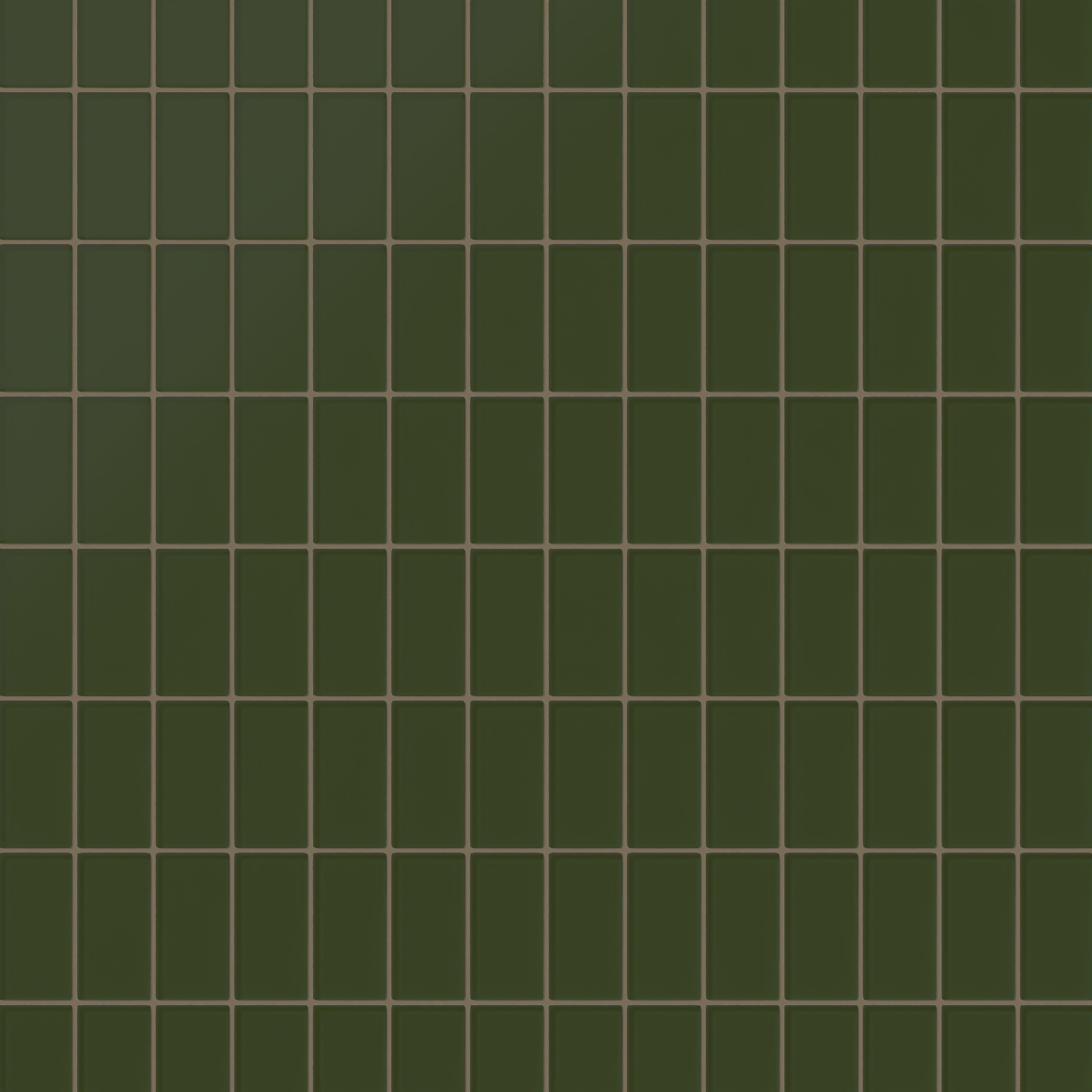 2x4 Straight Set Sheeted Glass Mosaic Tile in Starling Matte