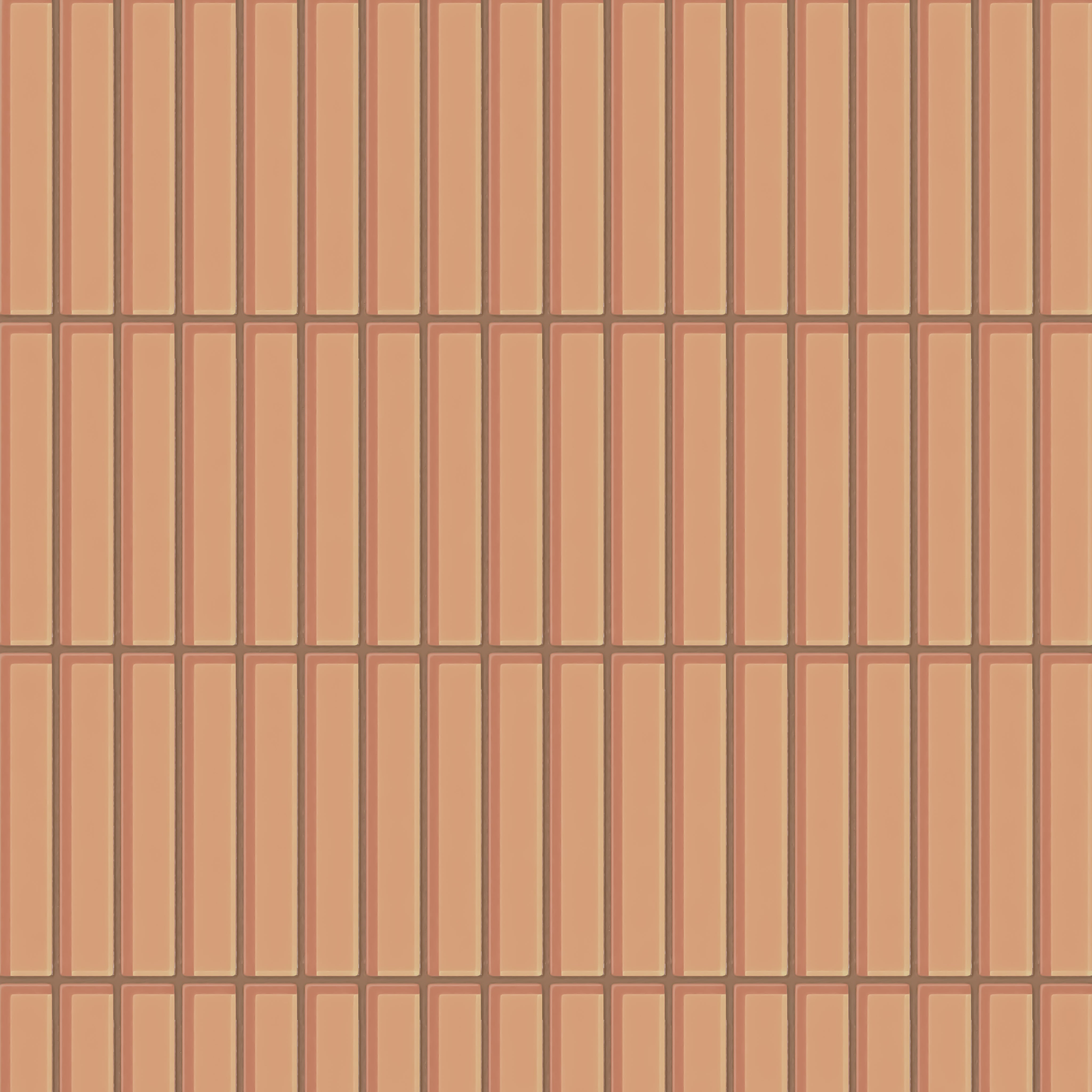 1x6 Straight Set Sheeted Glass Mosaic Tile in Carolina Wren Gloss