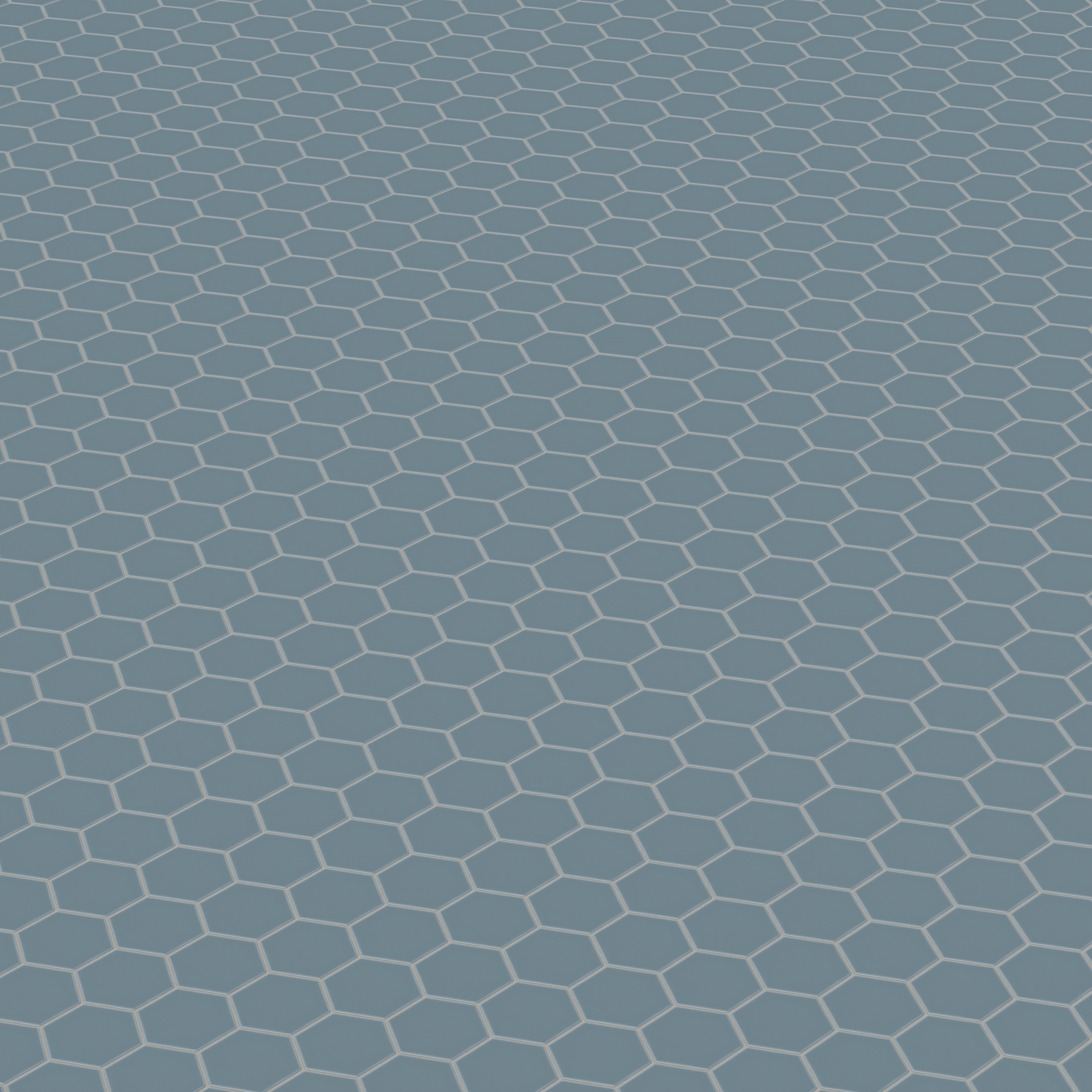 4" Hexagon Original Ceramic Tile in Nautical Matte