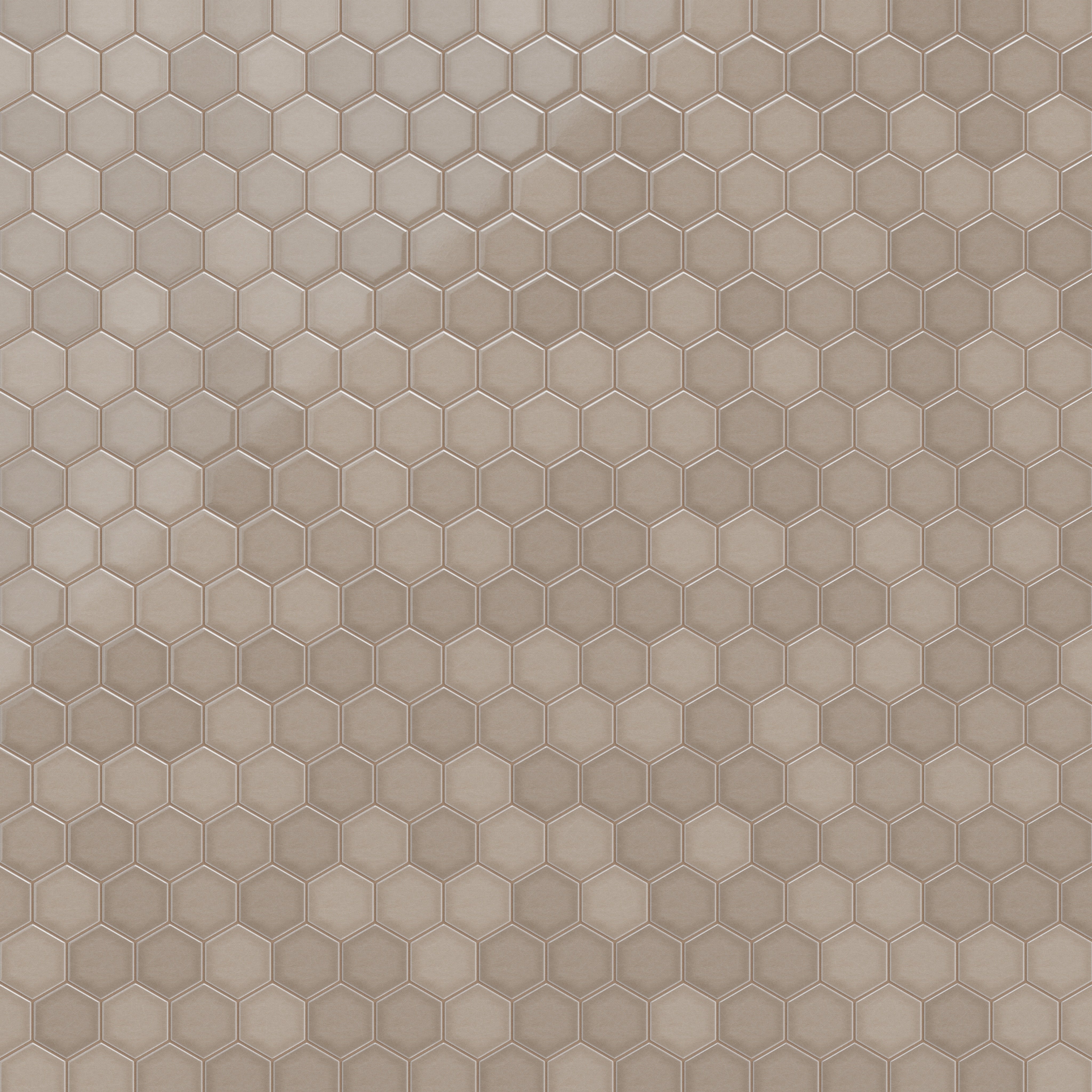 4" Hexagon Original Ceramic Tile in Cardamom Gloss
