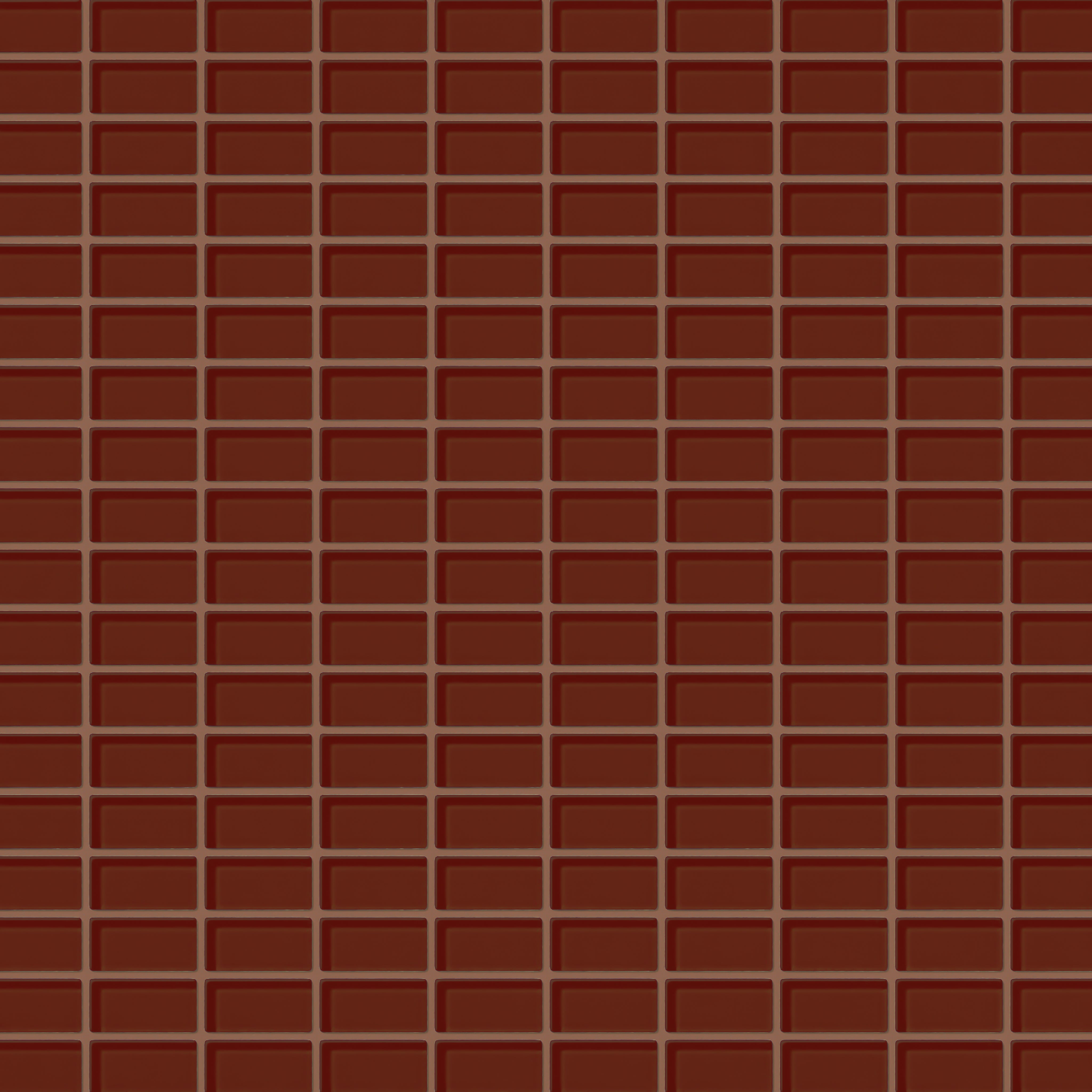 1x2 Straight Set Sheeted Glass Mosaic Tile in Pheasant Gloss