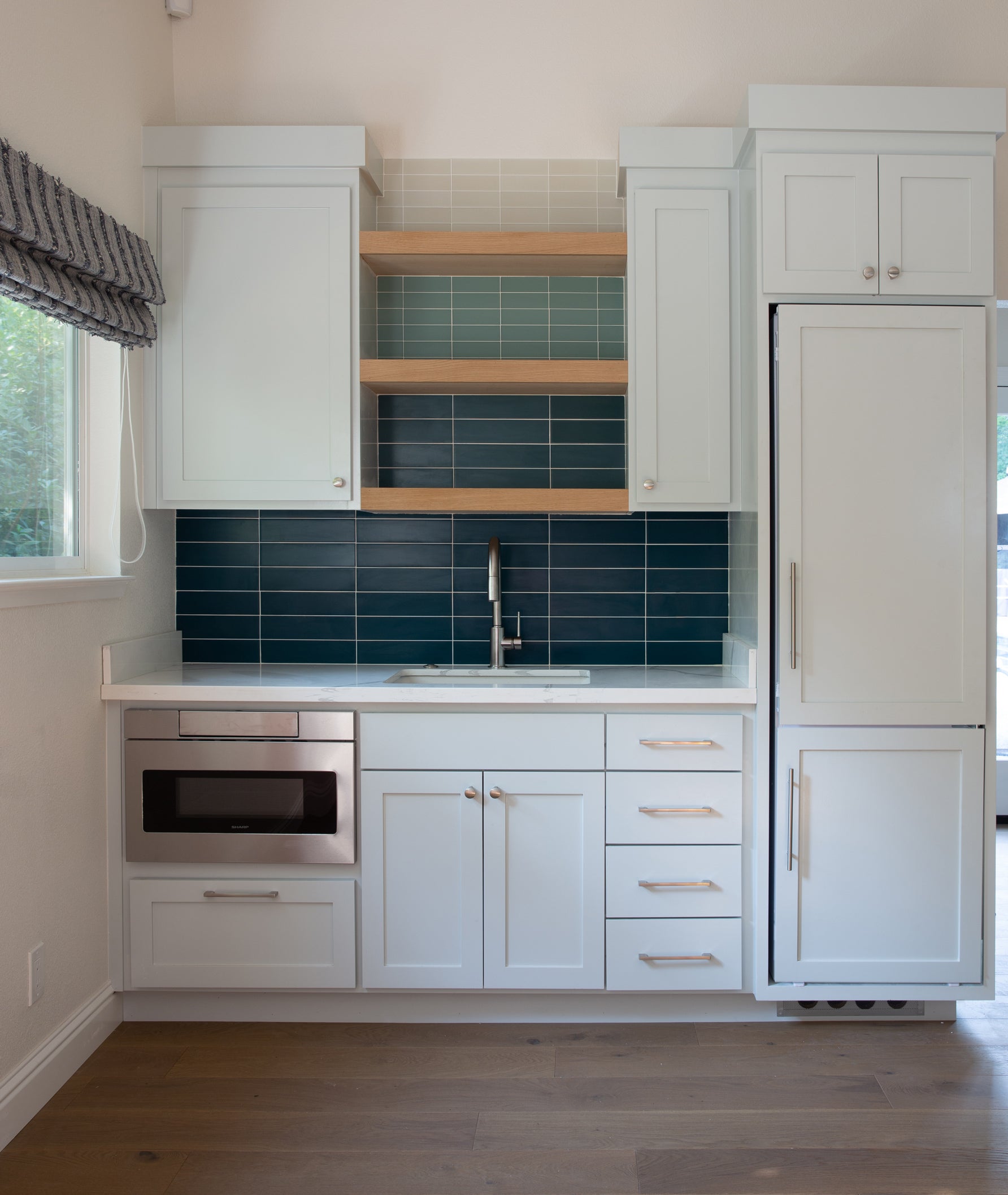 2x6 Glass Tile in Dove Matte