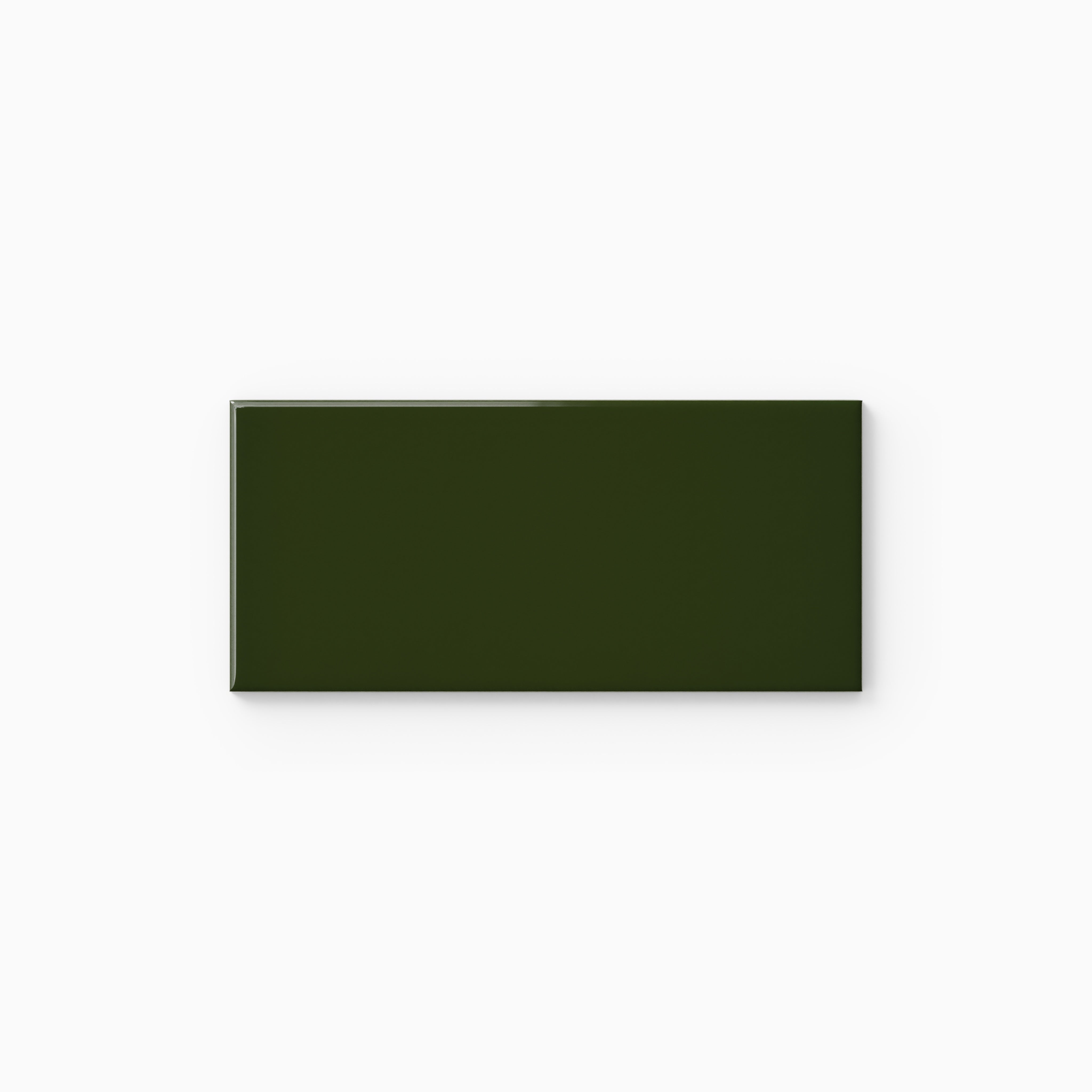 3x6 Natural Press Ceramic Tile in Green Apatite Gloss