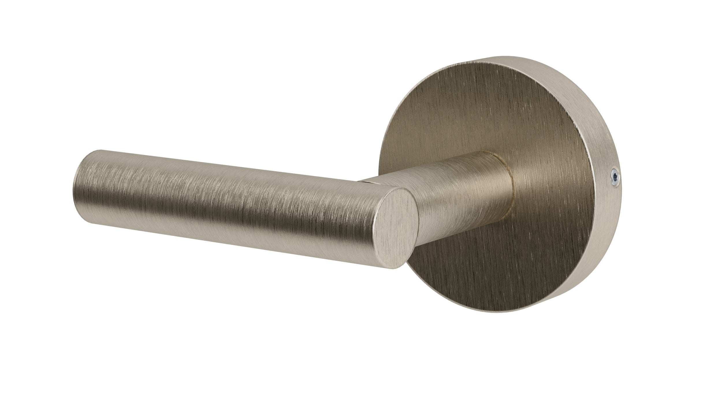Contour One Handle Wall Mount Diverter/Volume Control Shower Trim with Soft Lever Handle in Satin Nickel
