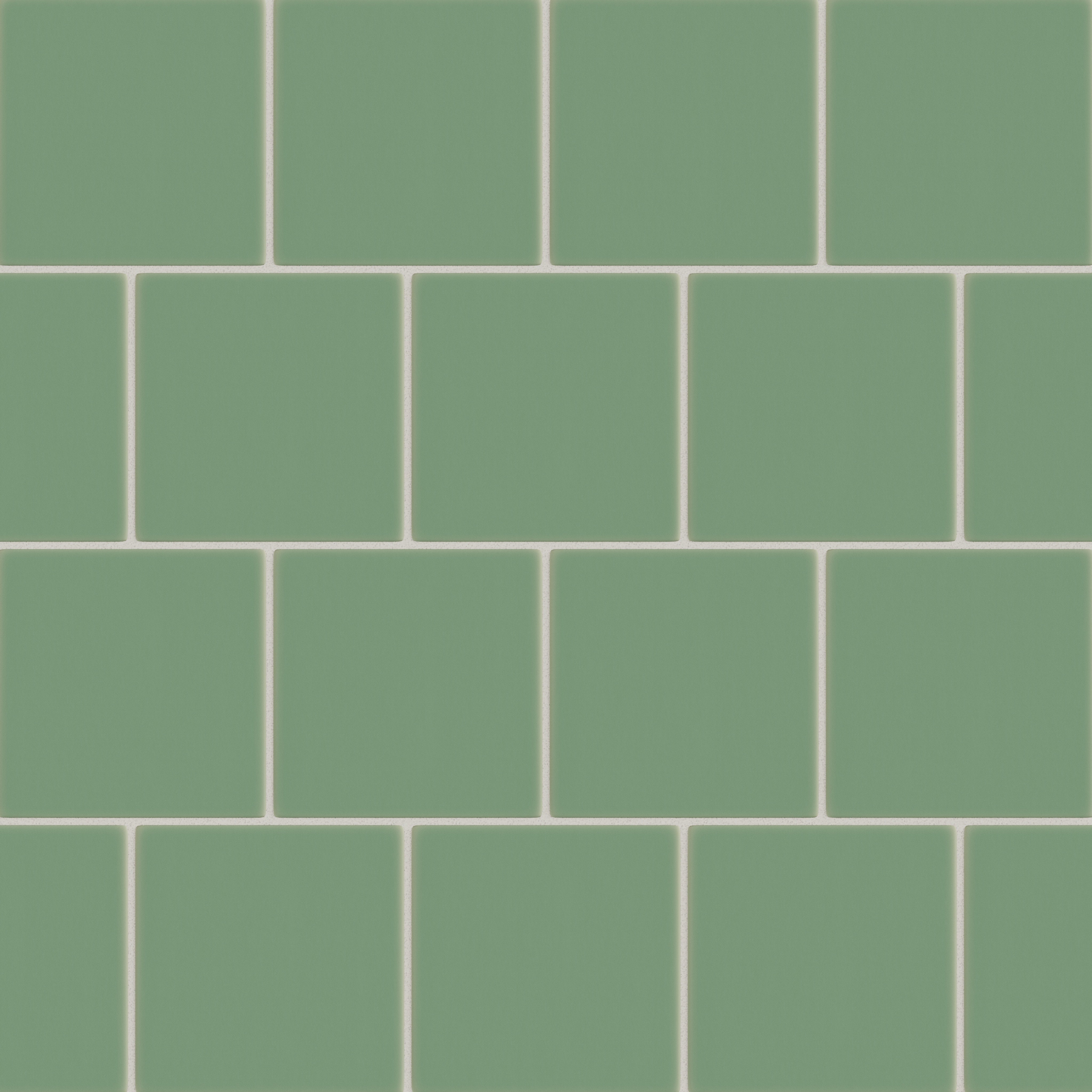 6x6 Original Ceramic Tile in Sea Green Matte